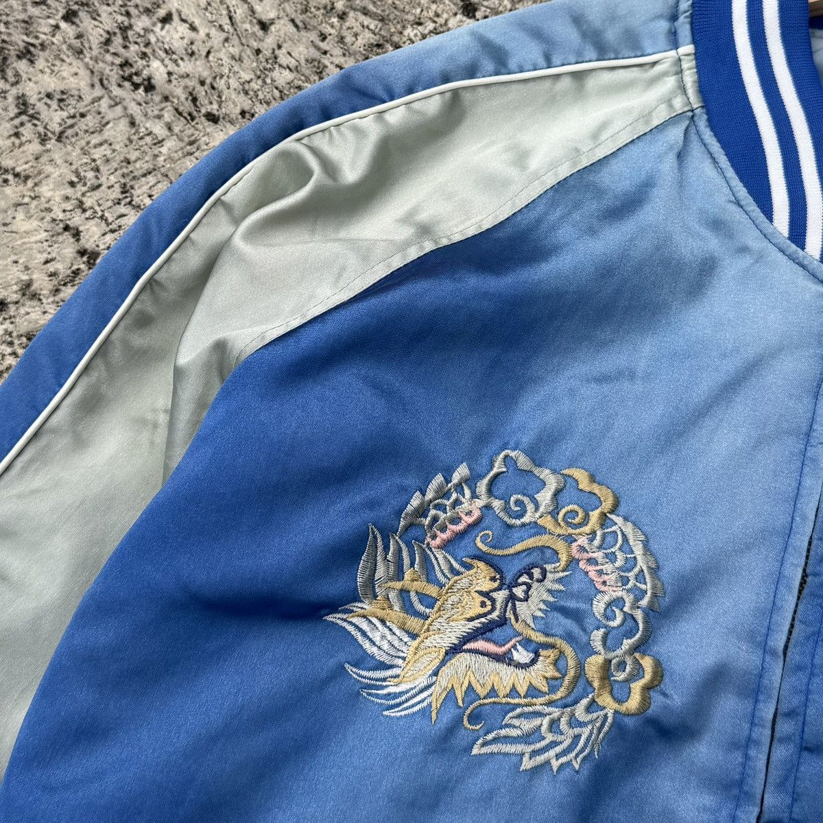 Vintage Vintage Japan Sukajan Souvenir Embroidery Eagle Satin Bomber Size US M / EU 48-50 / 2 - 3 Thumbnail