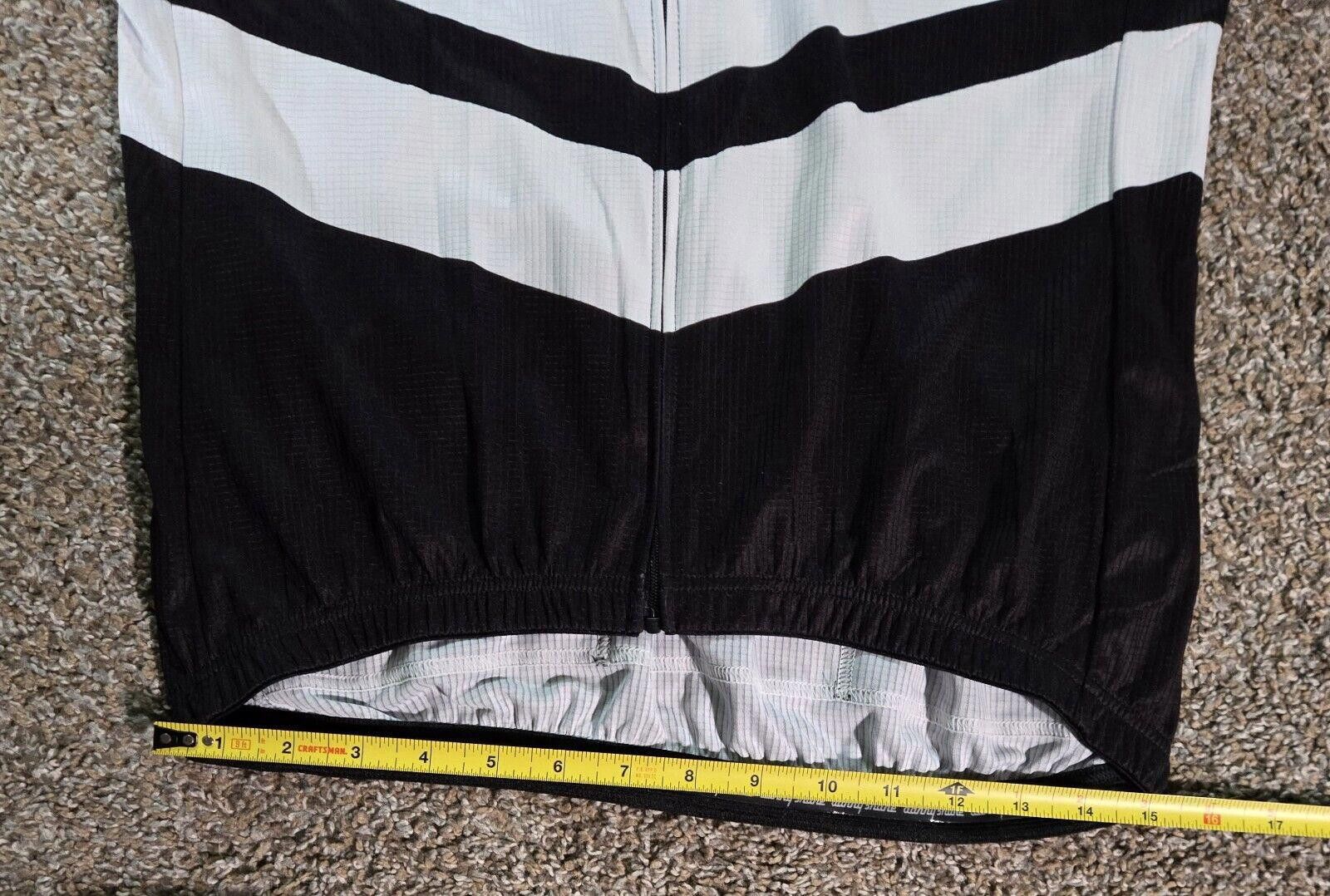 Designer Black And White Danny Shane Bicycle Jersey Size XL Size ONE SIZE - 6 Thumbnail