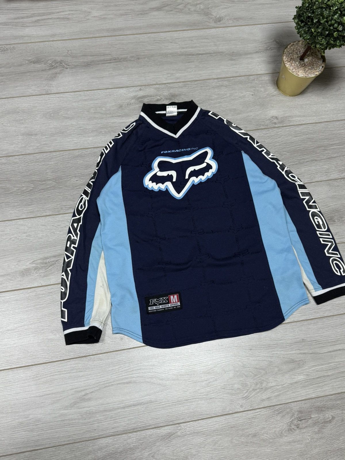 Fox Racing Fox Racing vintage shirt long sleeve vintage big logo Size US M / EU 48-50 / 2 - 2 Thumbnail