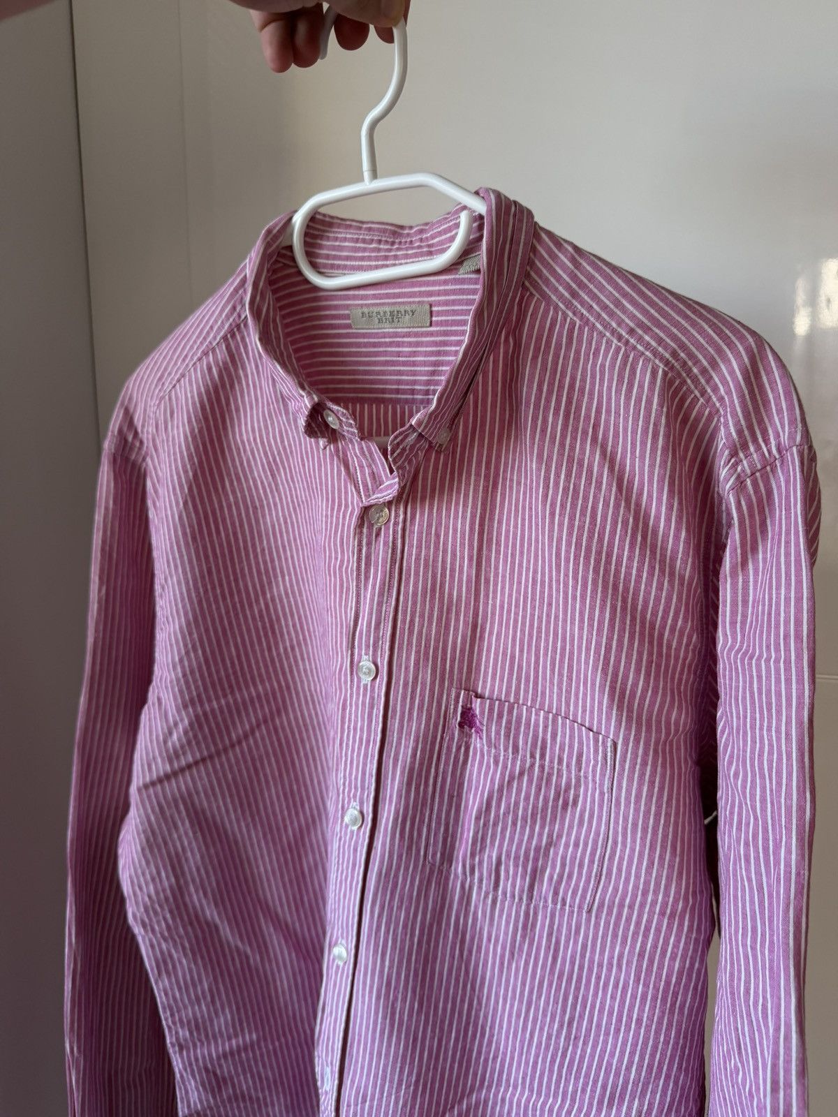 Burberry ‼️Archival Burberry OldMoney Premium Luxury Cell Logo Shirt‼️ Size US XL / EU 56 / 4 - 7 Thumbnail