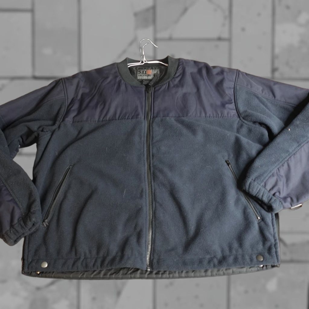 Vintage 5.11 Tactical Jacket XL Blue Bomber Full Zip Fleece Shirt? Size US XL / EU 56 / 4 - 1 Thumbnail
