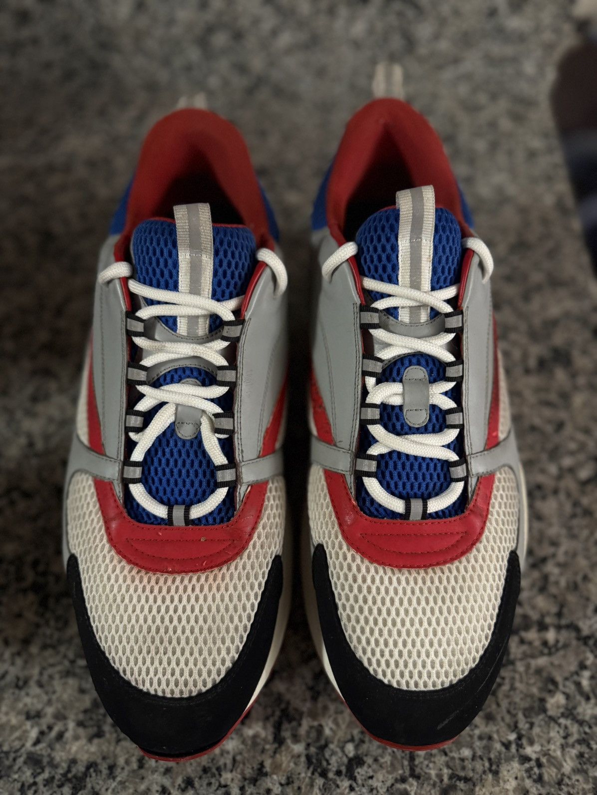 Dior 48EU/15US Dior B22 Reflective Sneaker ‘Grey Blue Red Size US 15 / EU 48 - 11 Thumbnail
