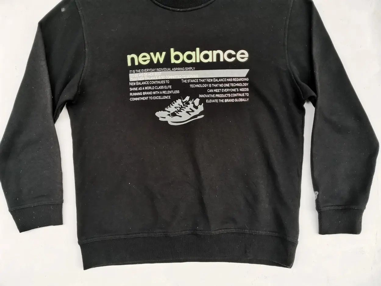 New Balance Rare!!! New Balance Big Logo Sweatshirt Size US L / EU 52-54 / 3 - 6 Thumbnail