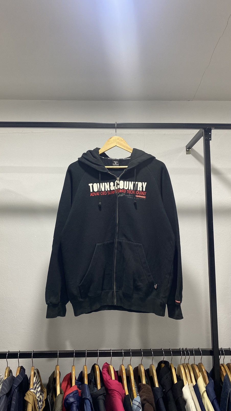 JNCO × Vintage T&C Surf Hip Hop Zipper Hoodie Poem Size US M / EU 48-50 / 2 - 3 Thumbnail