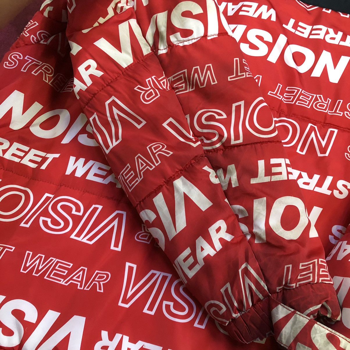 Vision Streetwear Vision Street Wear Spellout Puffer Light Jacket Size US L / EU 52-54 / 3 - 14 Thumbnail