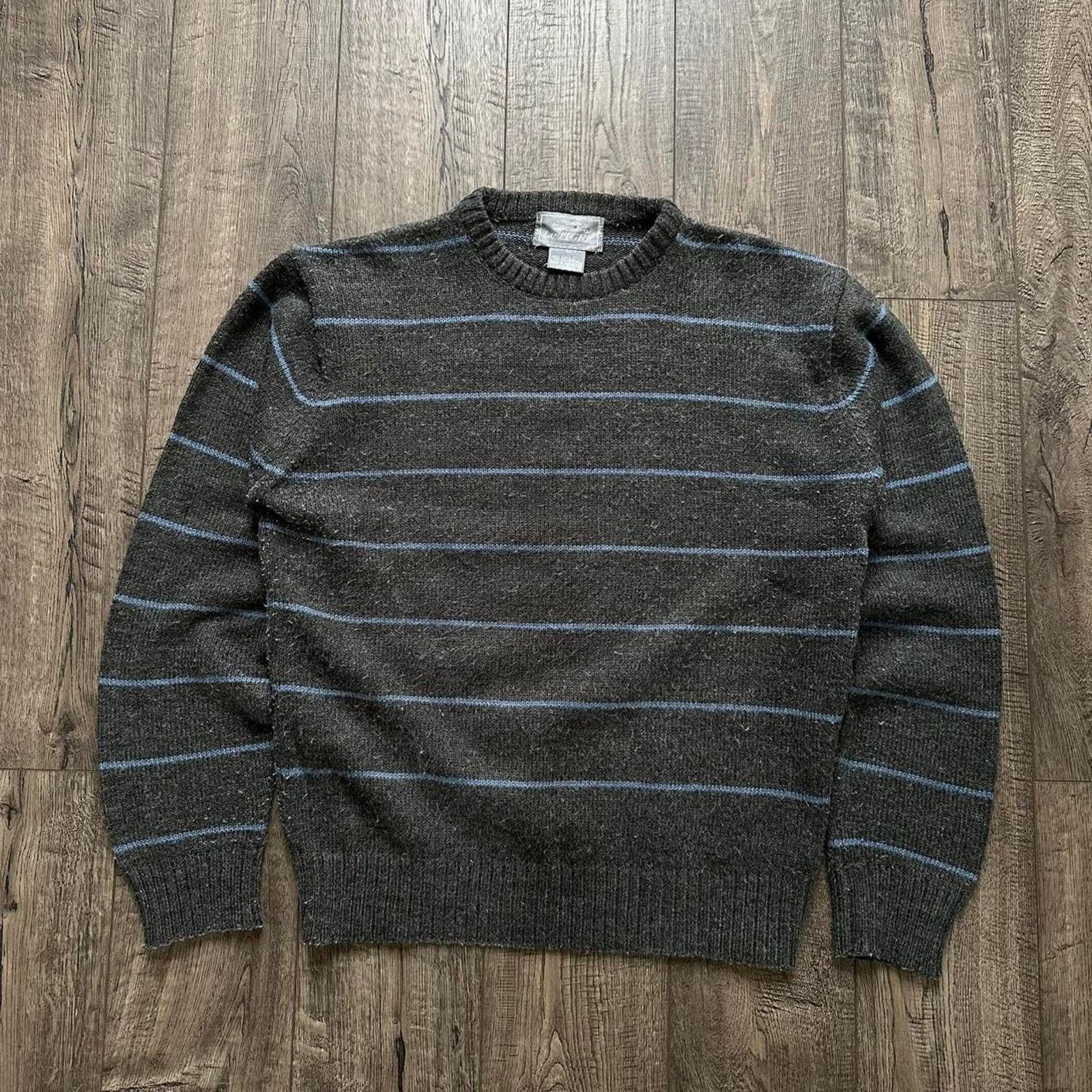 Le TIGRE × Vintage Vintage 70s Le Tigre Striped Preppy Knit Sweater Pullover Size US M / EU 48-50 / 2 - 3 Thumbnail