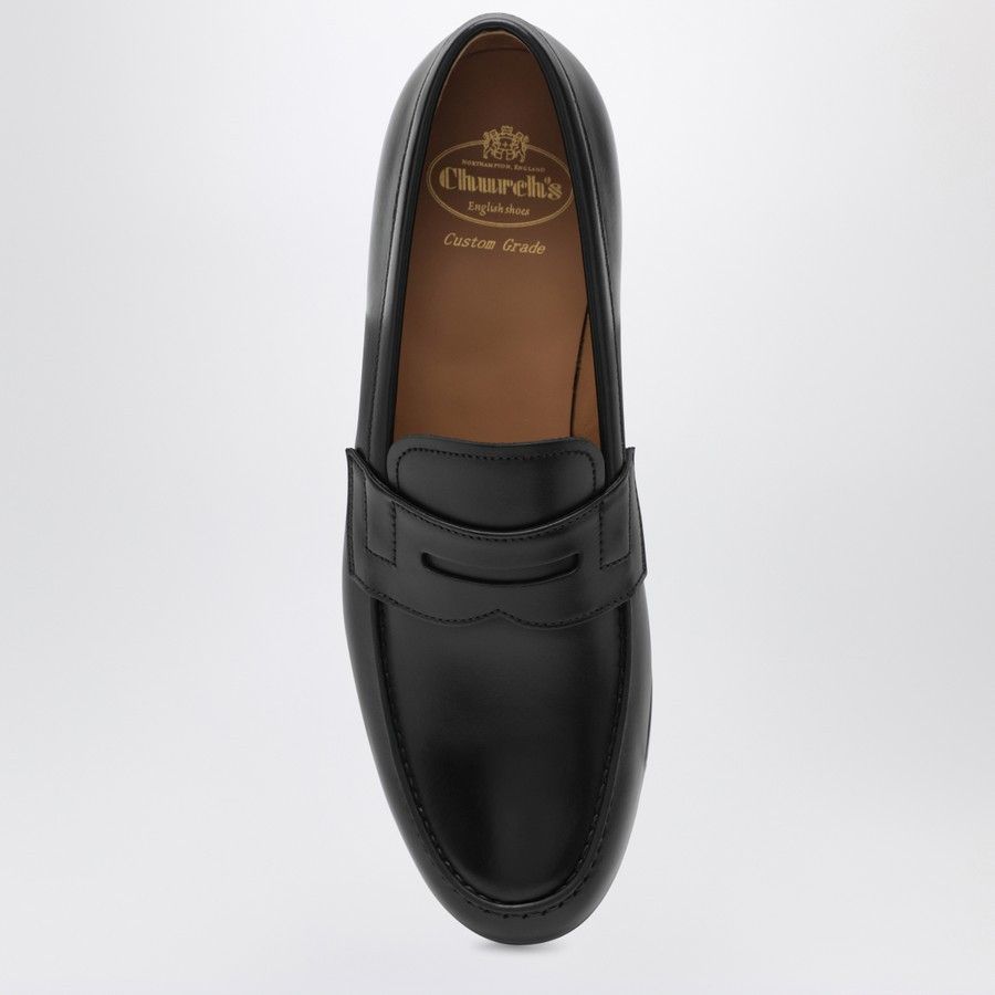 Church's o1d2blof0226 Leather Loafers in Black Size US 7 / EU 40 - 3 Thumbnail