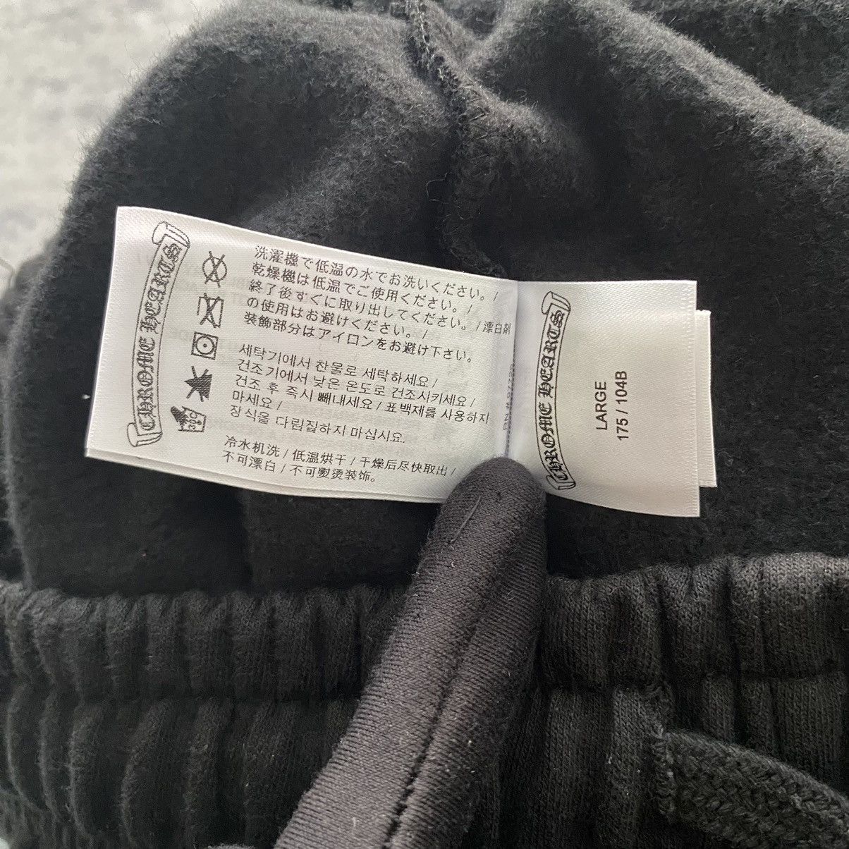 Chrome Hearts CHROME HEARTS HorseShoe Logo Sweatpants Black Size US 30 / EU 46 - 12 Thumbnail