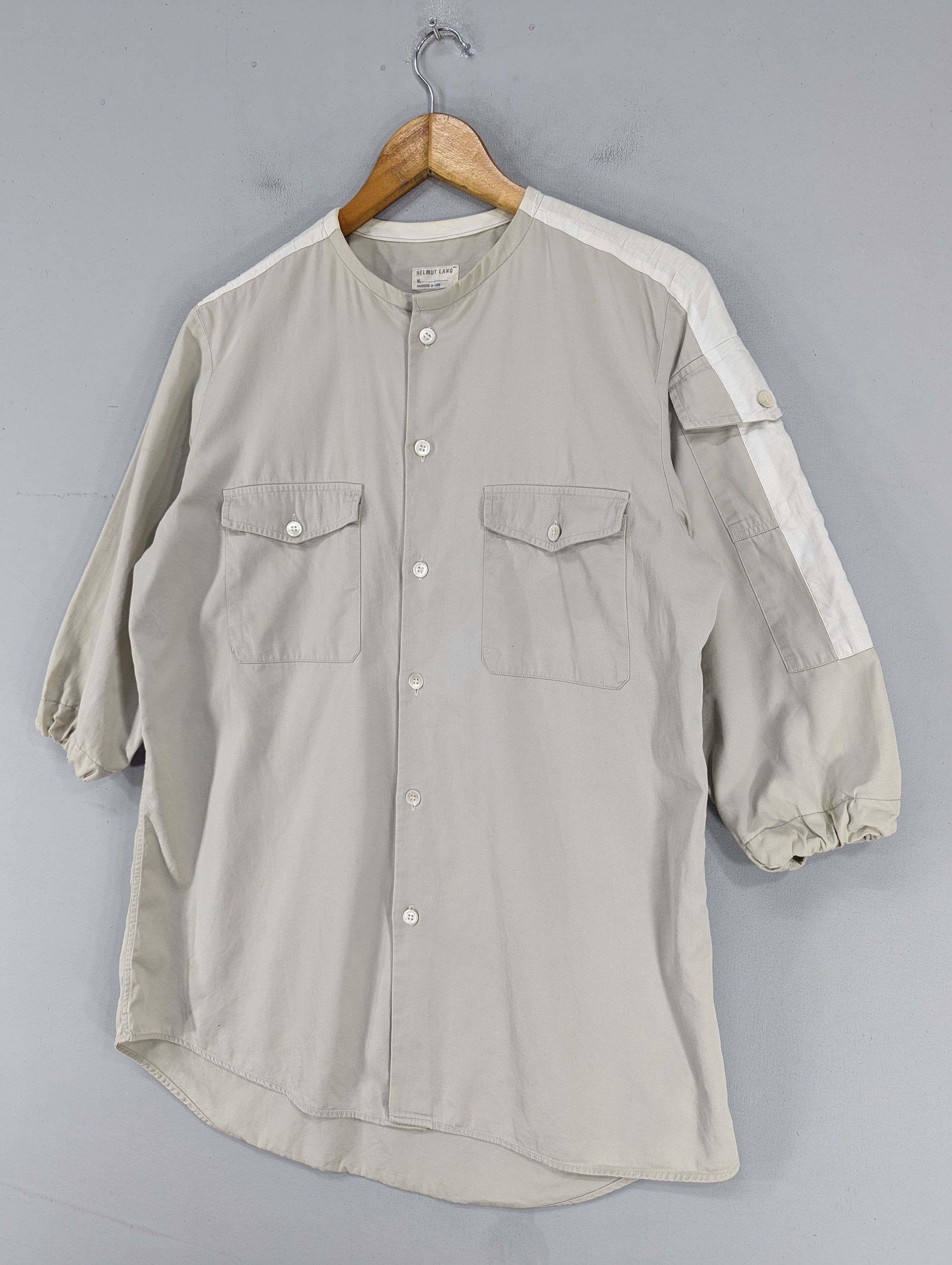 Helmut Lang 🔥Vintage 1998 Helmut Lang Button Ups Shirt Size US M / EU 48-50 / 2 - 2 Thumbnail