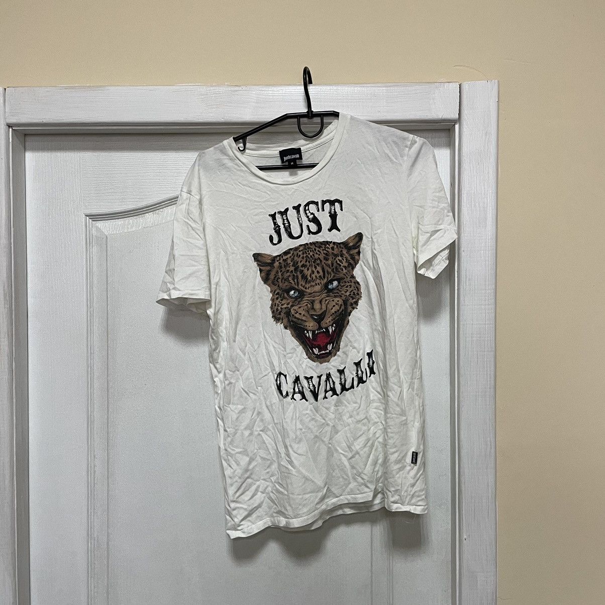 Just Cavalli × Roberto Cavalli Roberto Cavalli Big Logo Tee Shirt Just Cavalli Y2K tiger Size US M / EU 48-50 / 2 - 1 Thumbnail