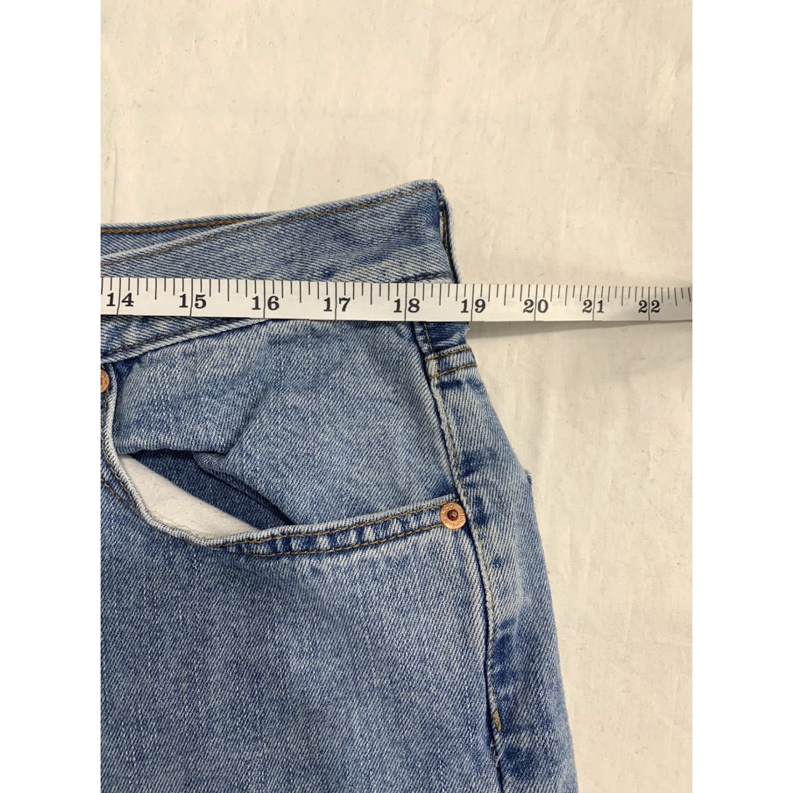 Levi's LEVIS 550 RELAXED FIT MEN'S DENIM JEANS SIZE 36x30 BLUE RED TAB #354 Jeans Men 36 30 Straight Cotton Denim Vintage No Size US 36 / EU 52 - 3 Thumbnail