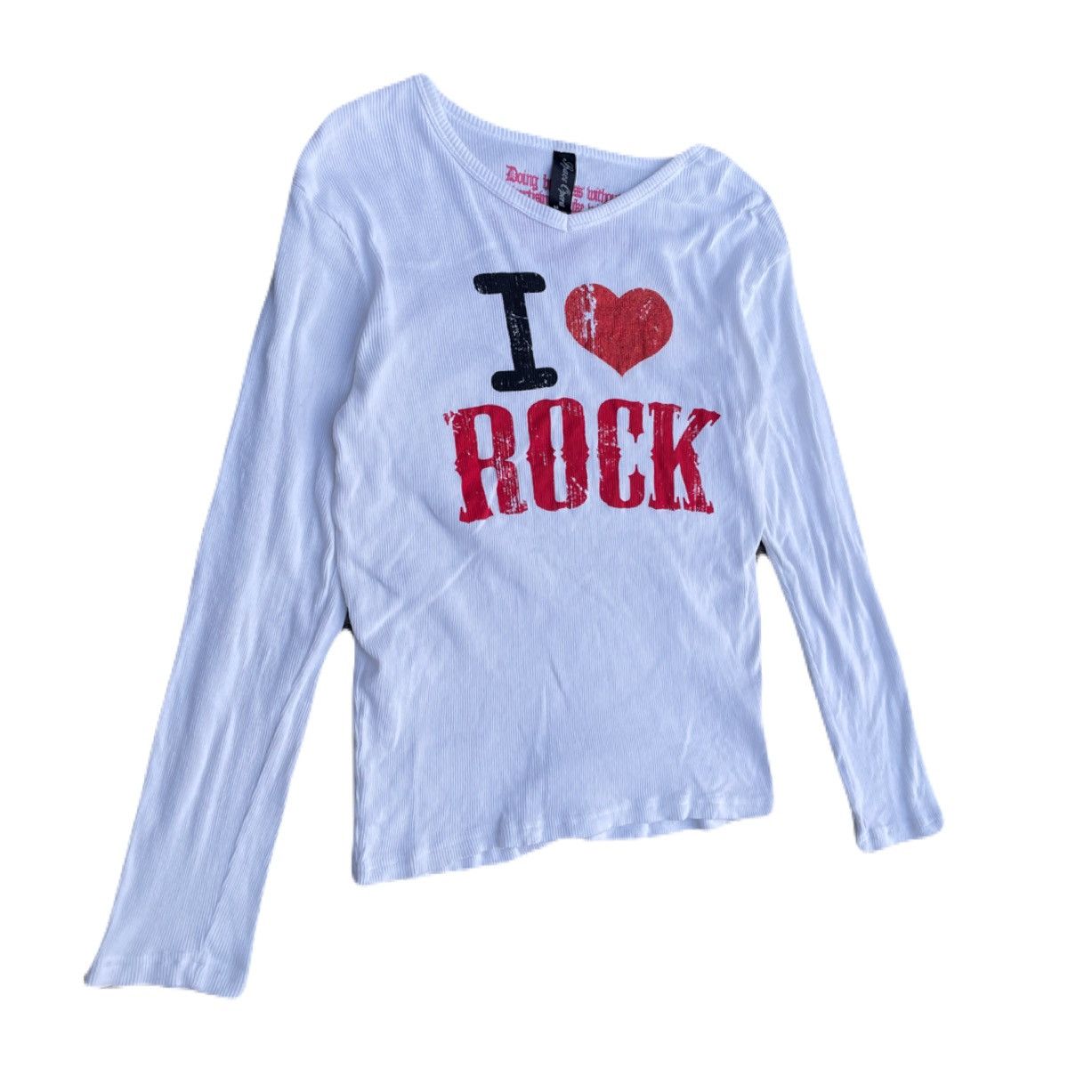 If Six Was Nine 2000s Japanese archive Grunge Poem V-neck Long Sleeve Tee Size US S / EU 44-46 / 1 - 3 Thumbnail