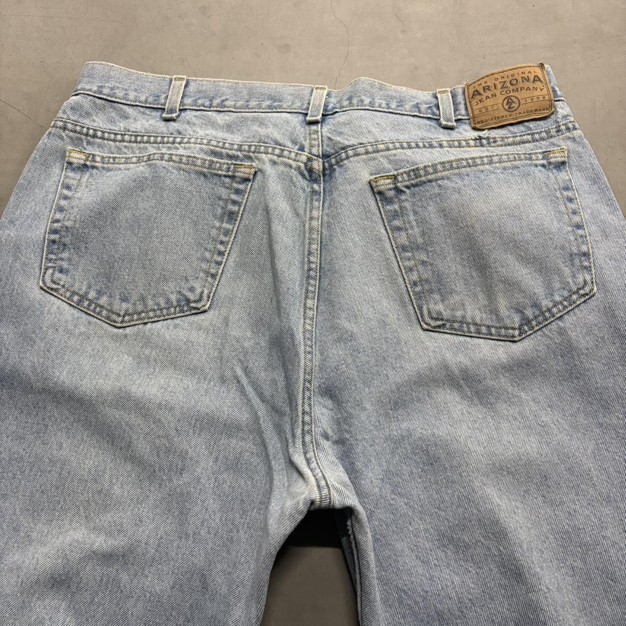 Arizona Jean Co. Crazy Vintage Y2K/2000s Baggy Loose Fit Streetwear Arizona Jean Company Light Wash Denim Jeans! Size US 36 / EU 52 - 7 Thumbnail