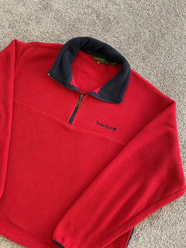 Timberland × Vintage Early 2000s timberland quarter zip fleece Size US M / EU 48-50 / 2 - 2 Thumbnail