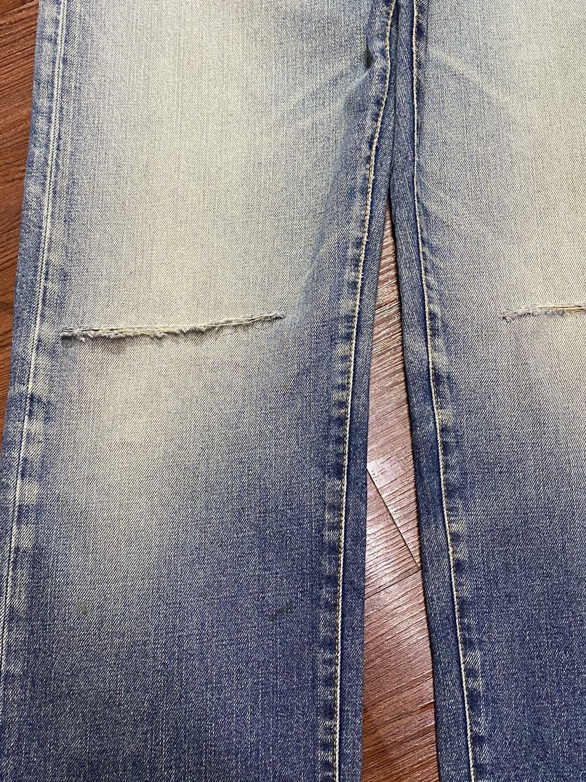 Diesel Black Gold Vintage Diesel Industry Faded Wash Distressed Slim Jeans Size US 30 / EU 46 - 7 Thumbnail
