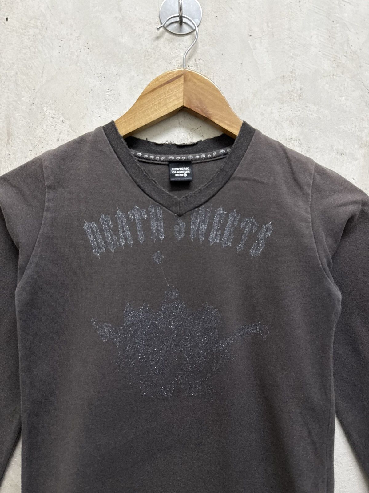 Hysteric Glamour Hysteric Glamour Mini “Death Sweets” Distressed Baby Top Size XXS / US 00 / IT 34 - 2 Thumbnail