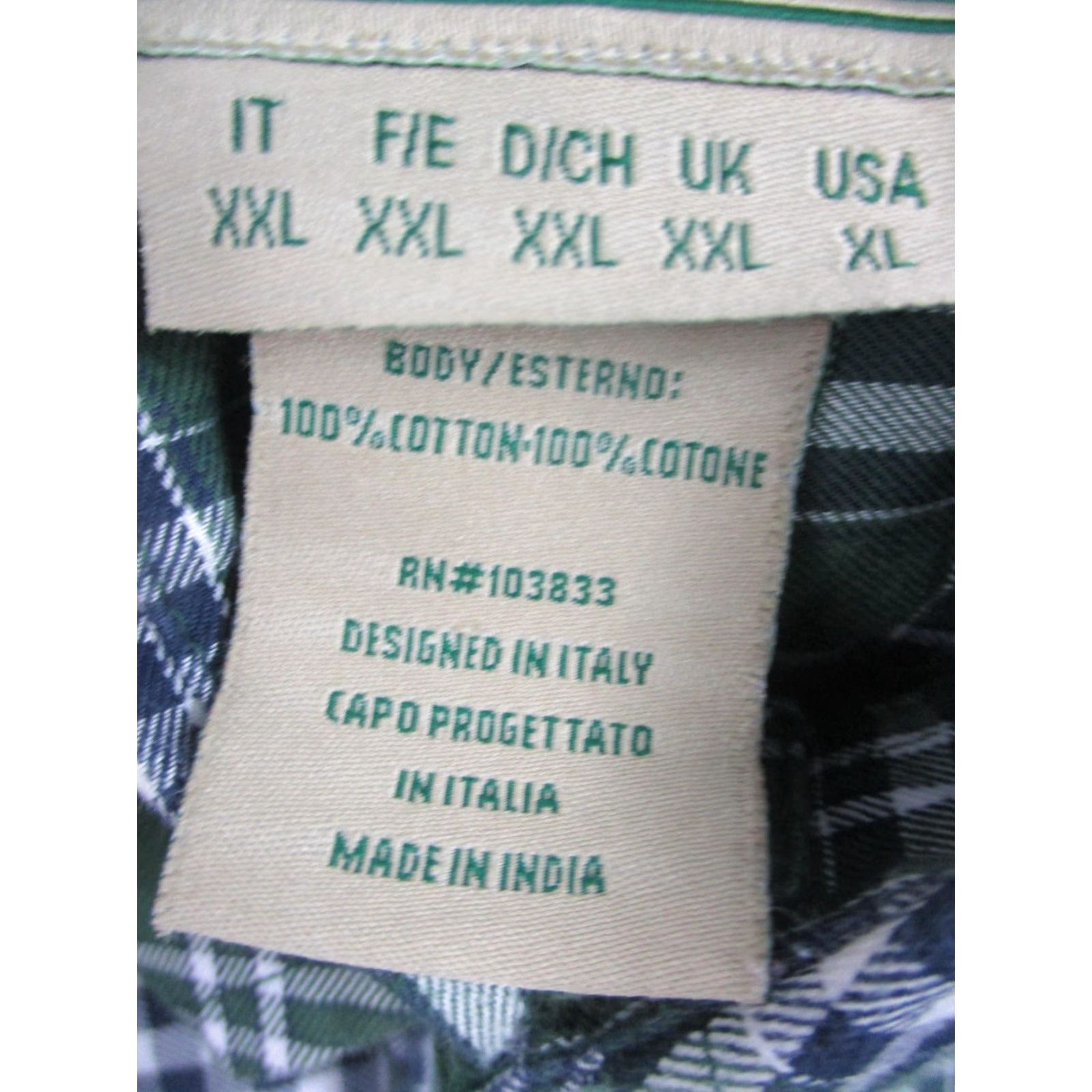 Vintage Beretta Shirt Mens XL Green Plaid Button Down Long Sleeve Pocket Outdoor Classic Size US XL / EU 56 / 4 - 6 Thumbnail