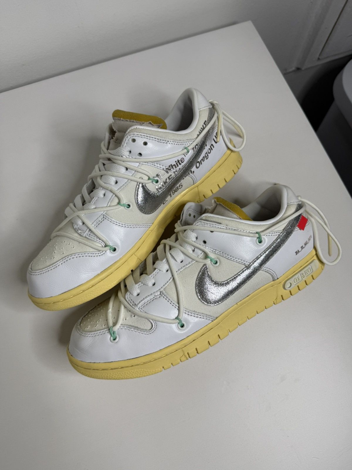 Nike × Off-White Nike Dunk Low x OW "Lot 1" (Size 9) Size US 9 / EU 42 - 1 Thumbnail