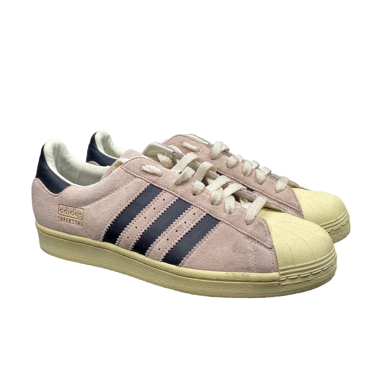 Adidas superstar suede pink best sale