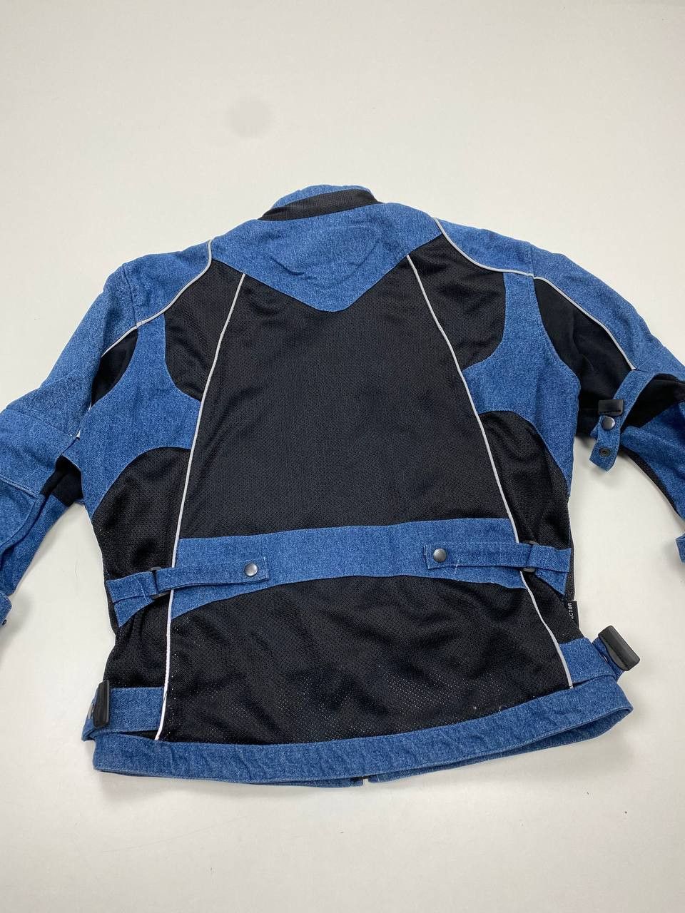 Vintage Danny Moto Blue Black L Vintage Motorcycle Jacket for Men Size US L / EU 52-54 / 3 - 15 Thumbnail