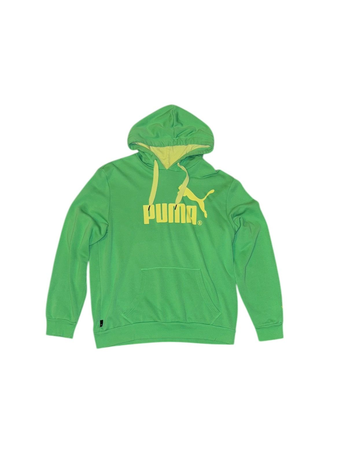 Puma Green/Yellow PUMA Hoodie Size US M / EU 48-50 / 2 - 1 Thumbnail