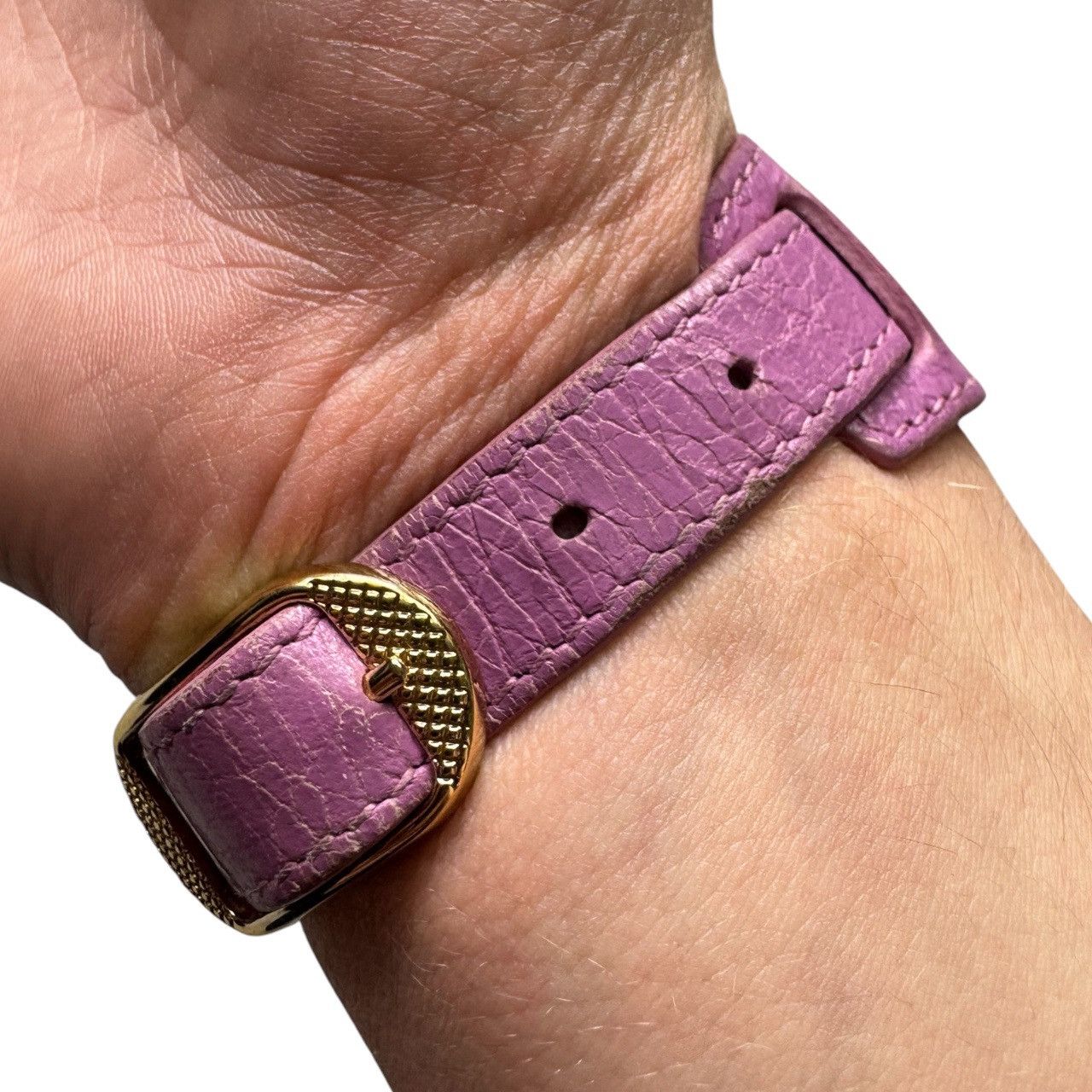 Balenciaga Balenciaga city bracelet pink with gold hardware size small Size ONE SIZE - 2 Thumbnail
