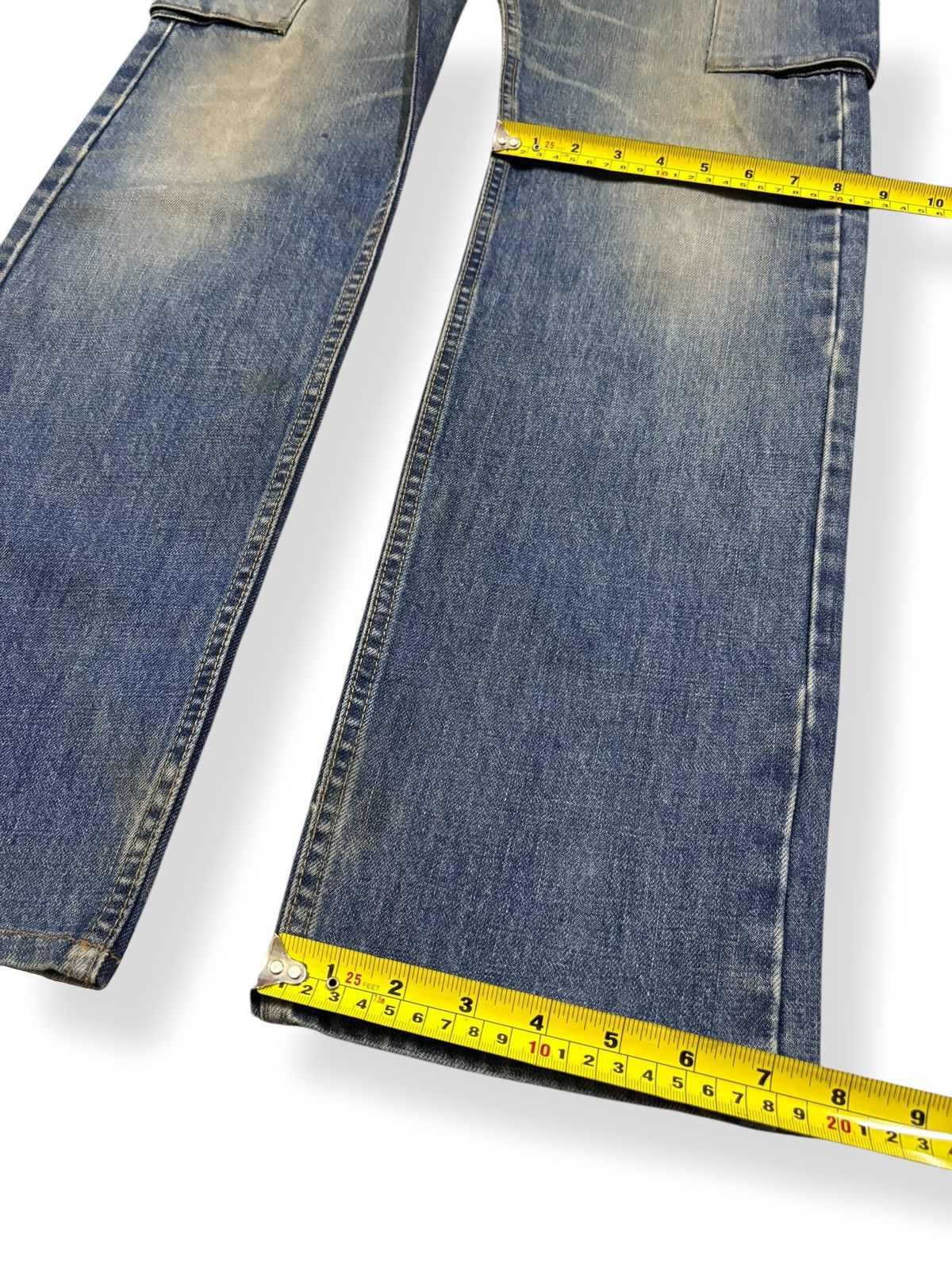 Spellbound Vintage Japanese Brand Spellbound Mud Wash Cargo Jeans Size US 33 - 14 Thumbnail