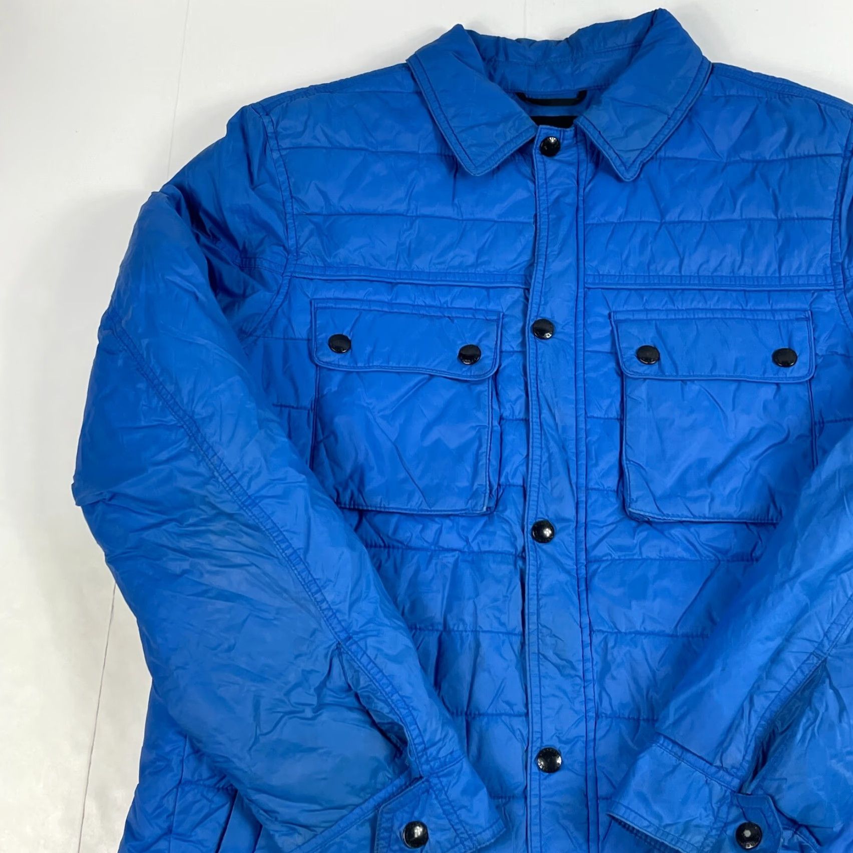 Banana Republic Banana Republic Jacket Mens Medium Blue Primaloft Puffer Full Zip Shacket Skiing Hiking Wind-Resistant Outdoor Fall Winter Spring Casual Workwear Size US M / EU 48-50 / 2 - 2 Thumbnail