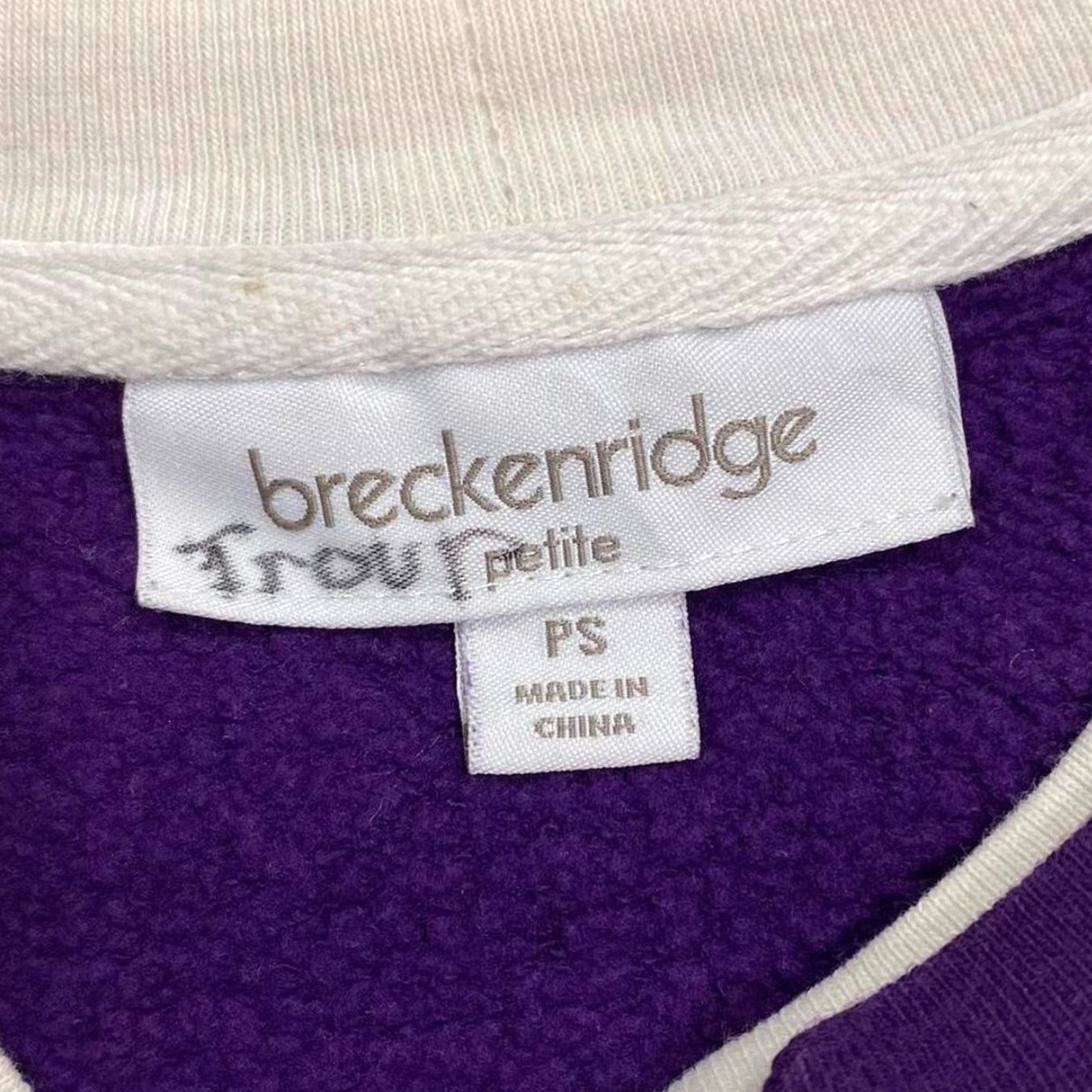 Vintage VINTAGE Breckenridge Embroidered Floral Heart Acorn Sweatshirt Women’s Small Size S / US 4 / IT 40 - 4 Thumbnail