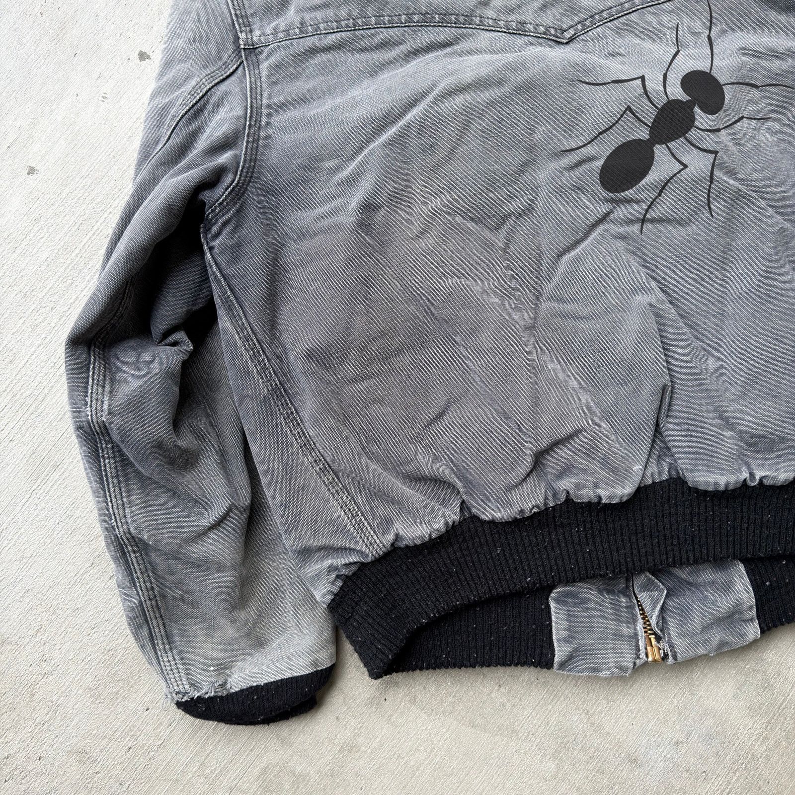 Carhartt × Vintage Carhartt faded black Santa Fe work wear jacket Size US L / EU 52-54 / 3 - 6 Thumbnail