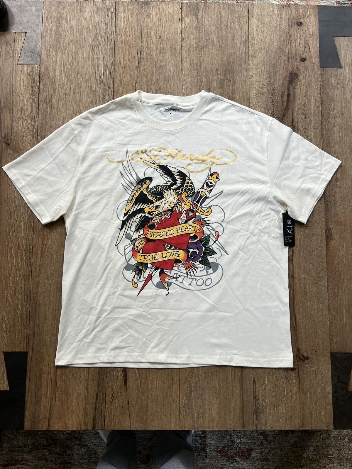 Designer × Ed Hardy Ed Hardy graphic tee sz XL Size US XL / EU 56 / 4 - 1 Thumbnail