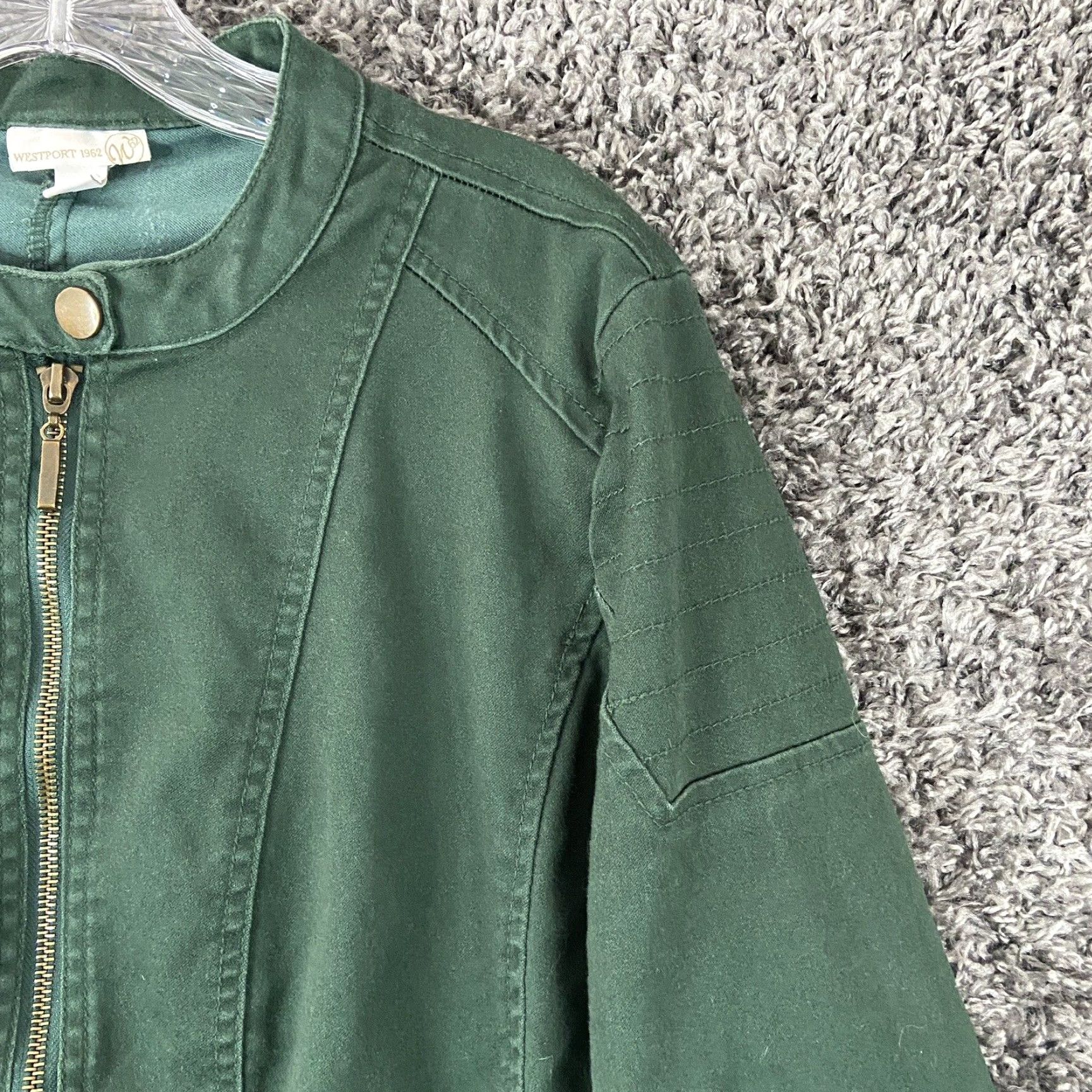 Vintage VINTAGE Westport 1962 Women's XL Zipper Jacket Green Size XL / US 12-14 / IT 48-50 - 7 Thumbnail