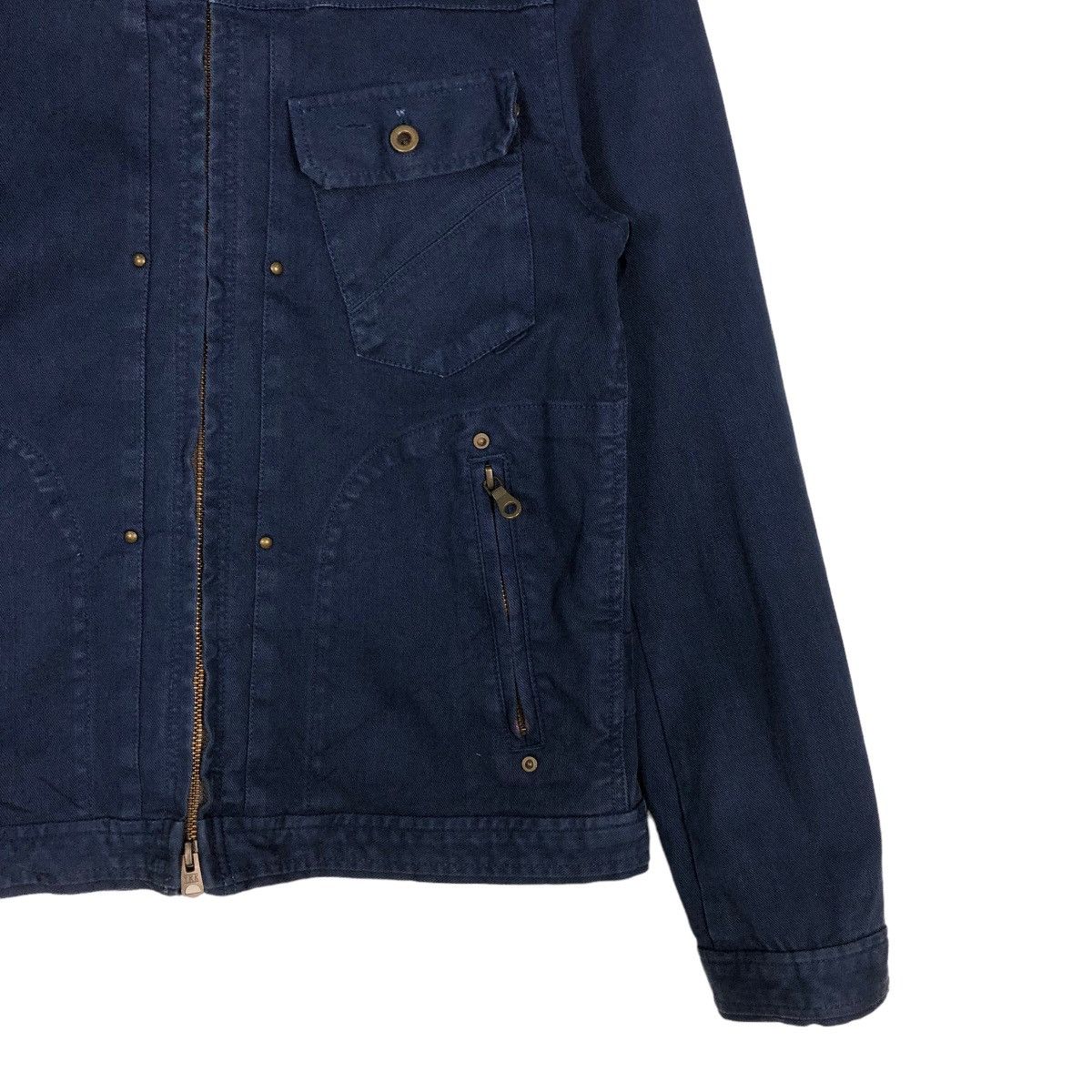 Issey Miyake 🔥Vintage Cropped Biker Jacket Johnbull Japan Made Size US M / EU 48-50 / 2 - 5 Thumbnail