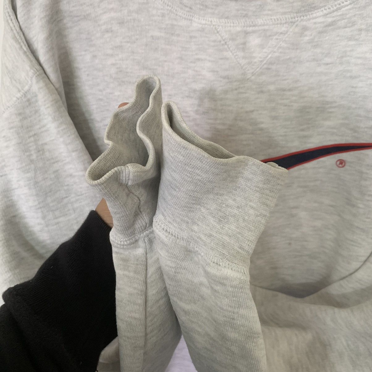 Nike × Vintage Vintage Nike Swoosh Big Logo Rare Sweatshirt 90s Size US L / EU 52-54 / 3 - 6 Thumbnail