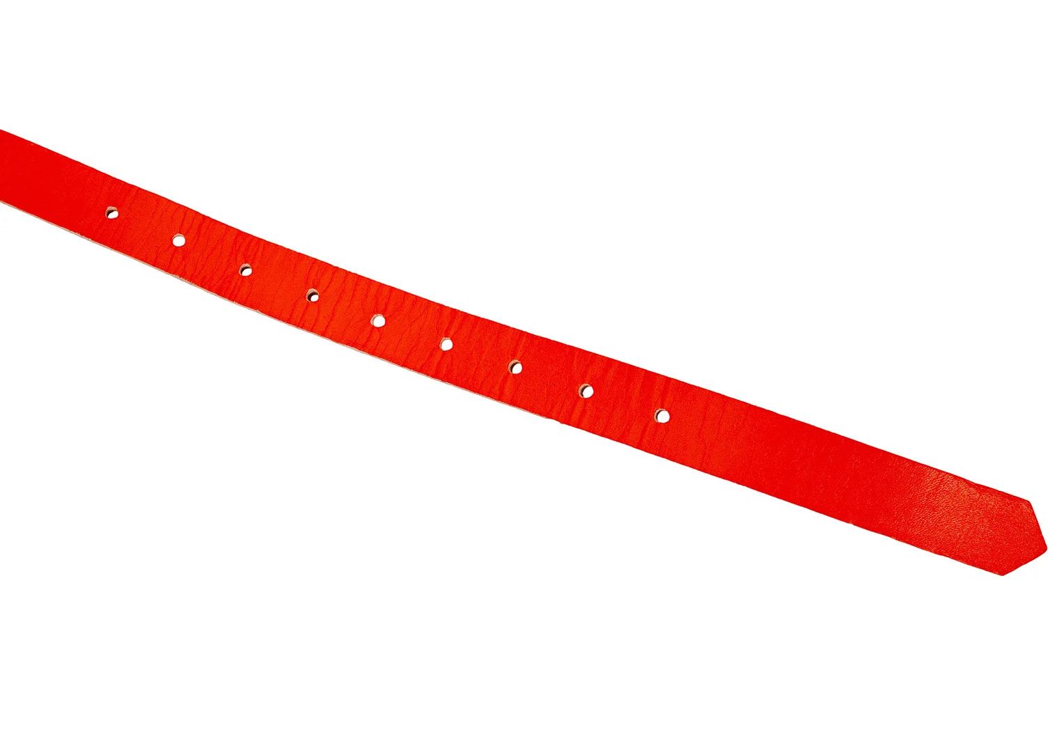 Comme des Garcons Homme Plus Leather Neon Color Belt in Orange 89 Size ONE SIZE - 5 Thumbnail
