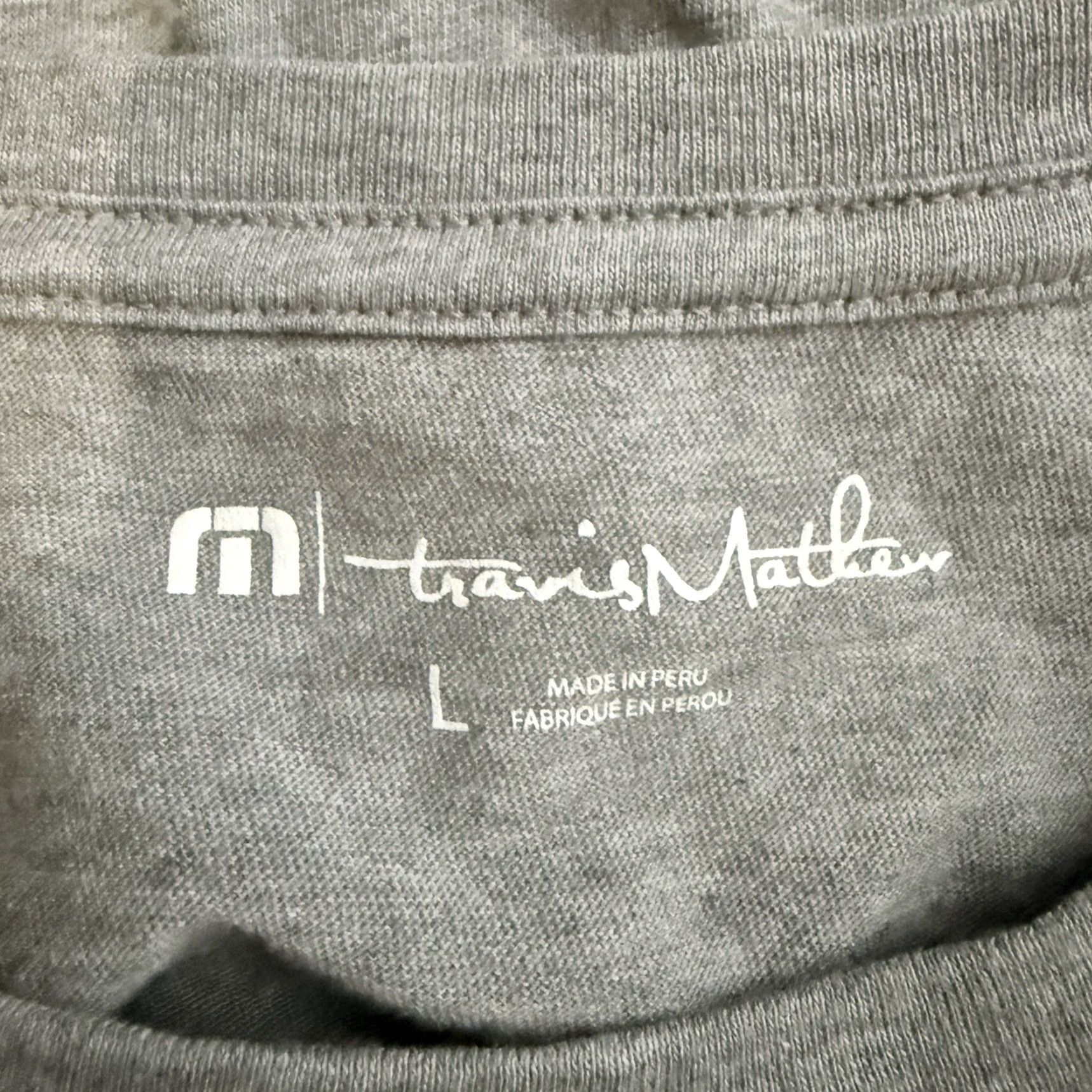 TravisMathew **Travis Mathew Gray Casual Graphic Tee Men's Size L** User: Travis Mathew Gray Casual Graphic Tee Men's Size L Size US L / EU 52-54 / 3 - 4 Thumbnail