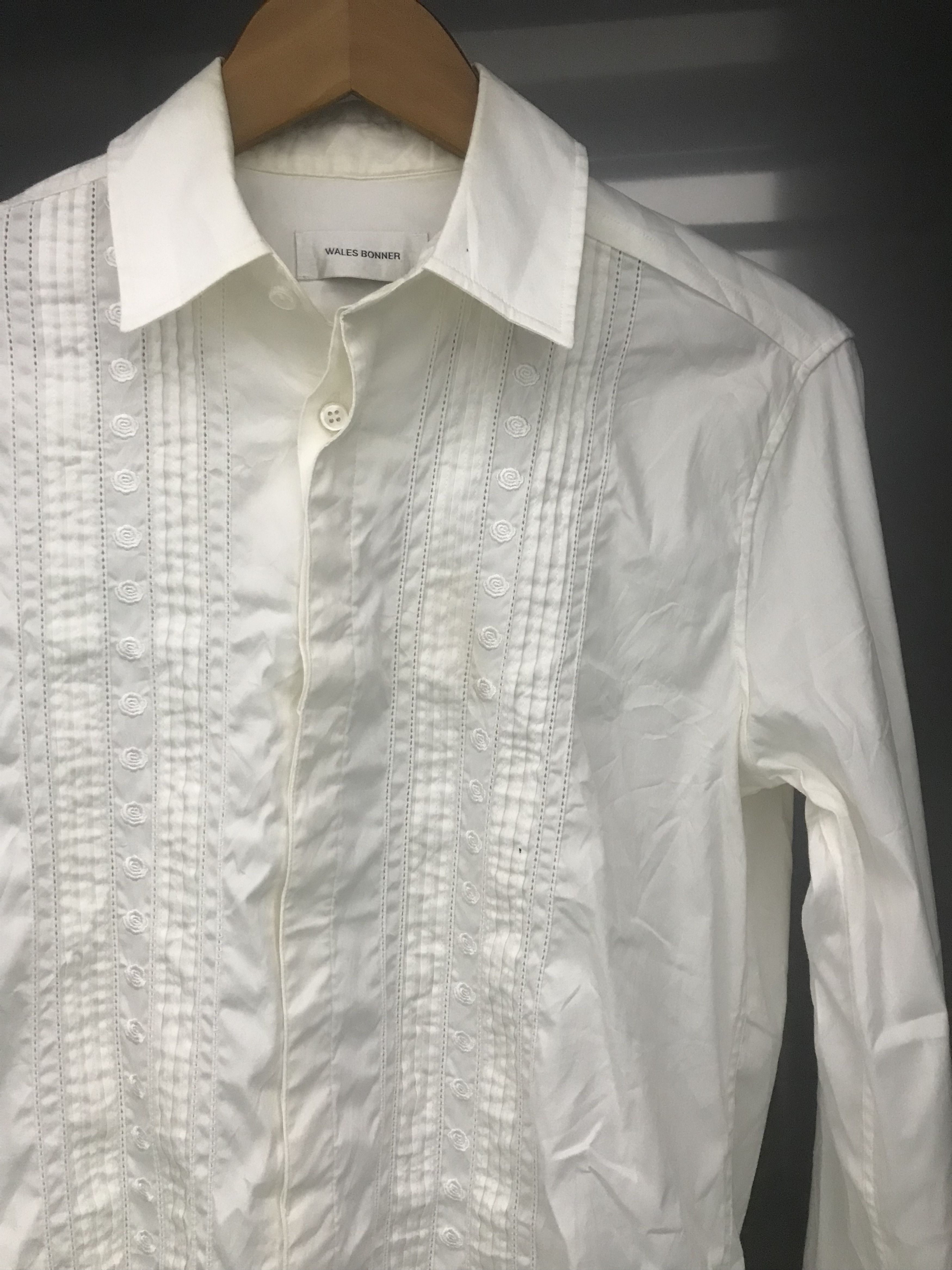 Wales Bonner Wales Bonner - Santiago Guayabera Poplin Shirt Size US S / EU 44-46 / 1 - 5 Thumbnail