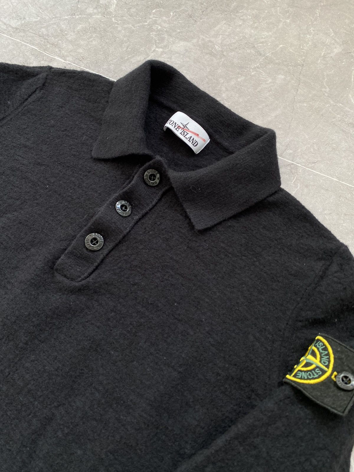 Stone Island Rare Stone Island Junior 1/3 Button Nylon Wool Sweaters Y2K Size US XXS / EU 40 - 5 Thumbnail