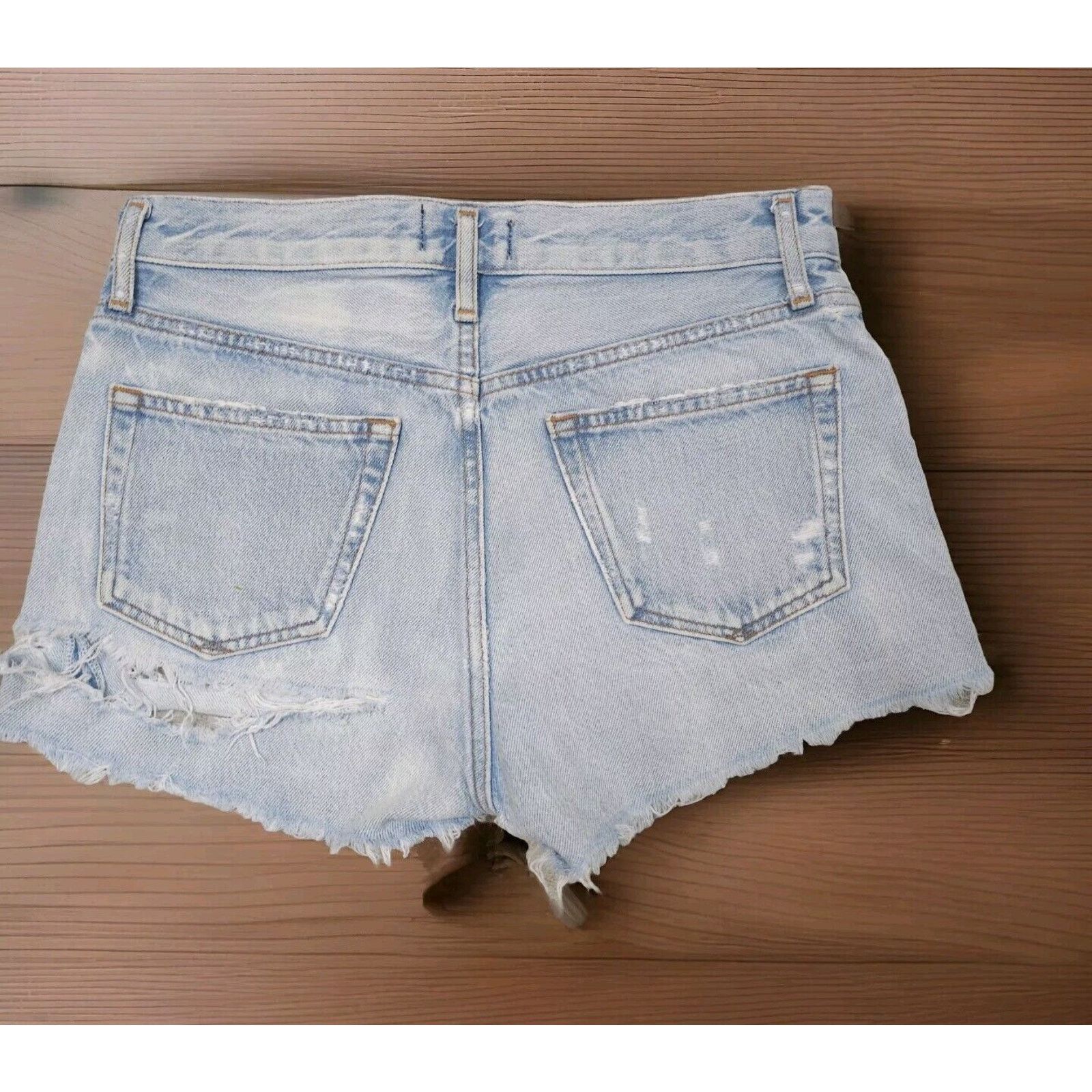 Agolde Agolde PARKER CUT OFF Denim In Broken Shorts Size 23 W 25 Size 23" - 5 Thumbnail