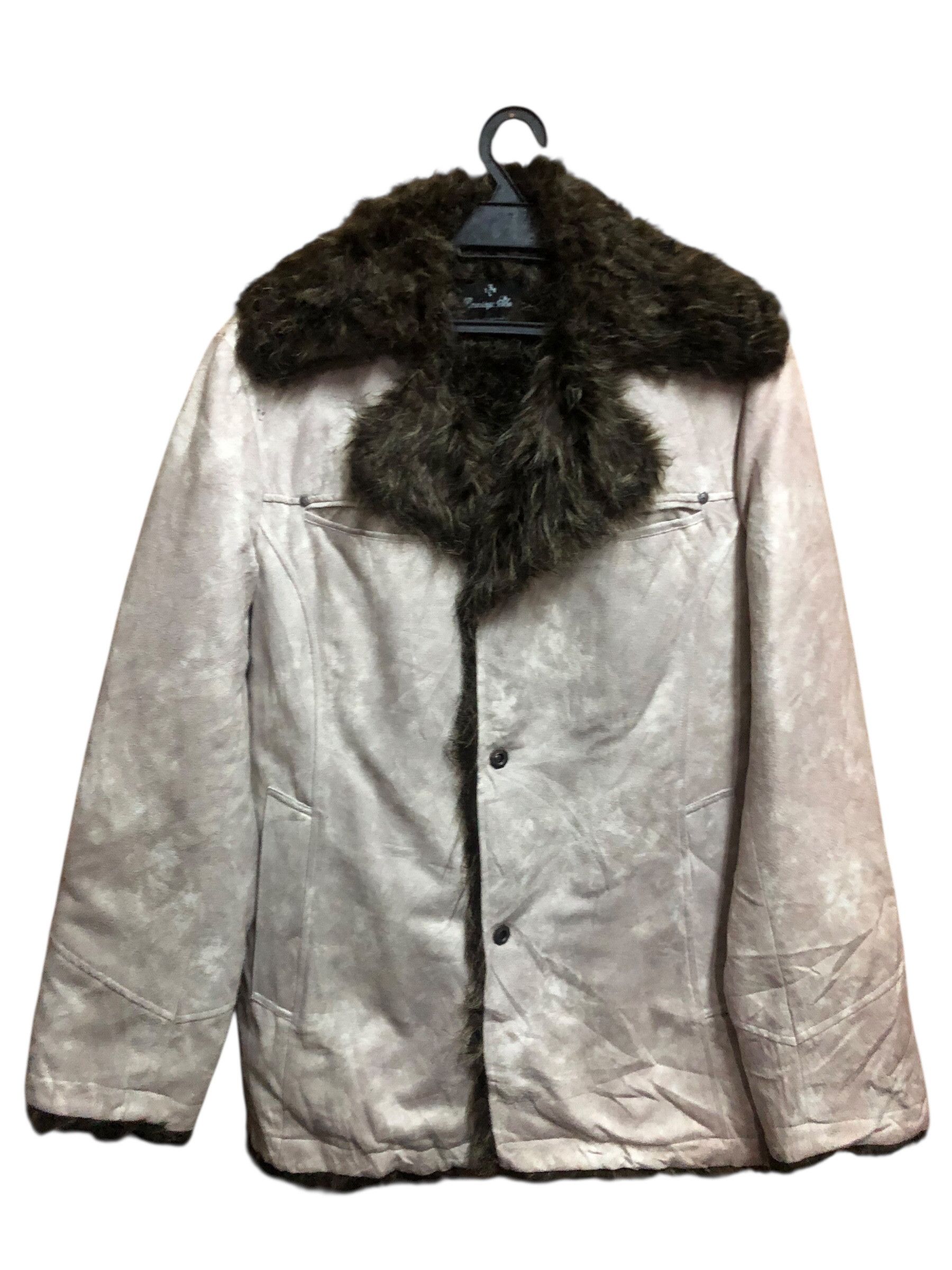 BERNINGS SHO Berning Sho Faux Fur Mole Skin Punk rockabilly biker Jacket Size US M / EU 48-50 / 2 - 1 Thumbnail