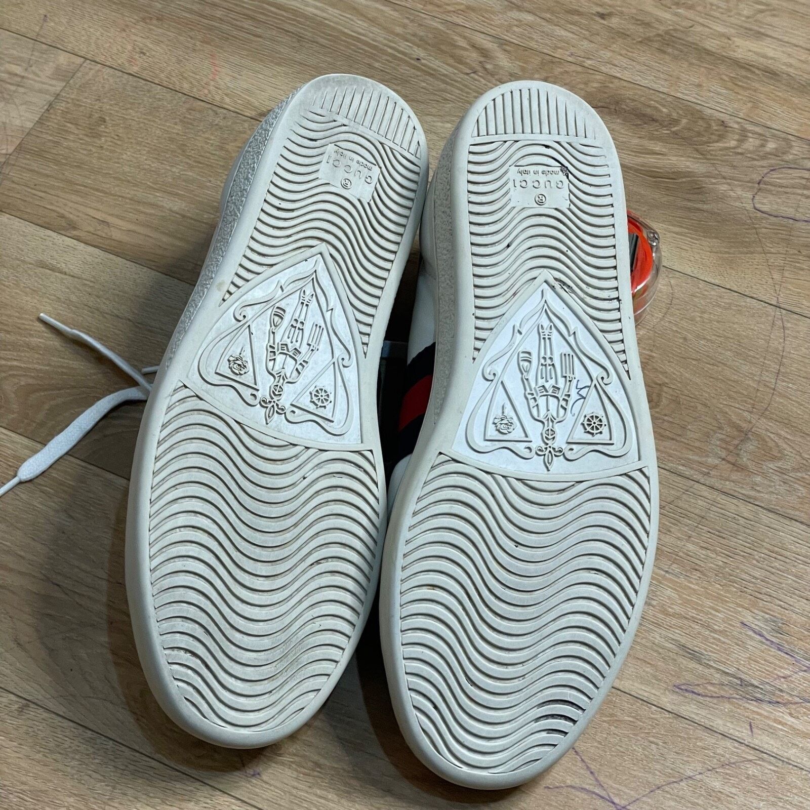 Gucci Gucci Ace Sneakers Low-Top Trainers shoes leather womens Size US 8.5 / IT 38.5 - 9 Thumbnail