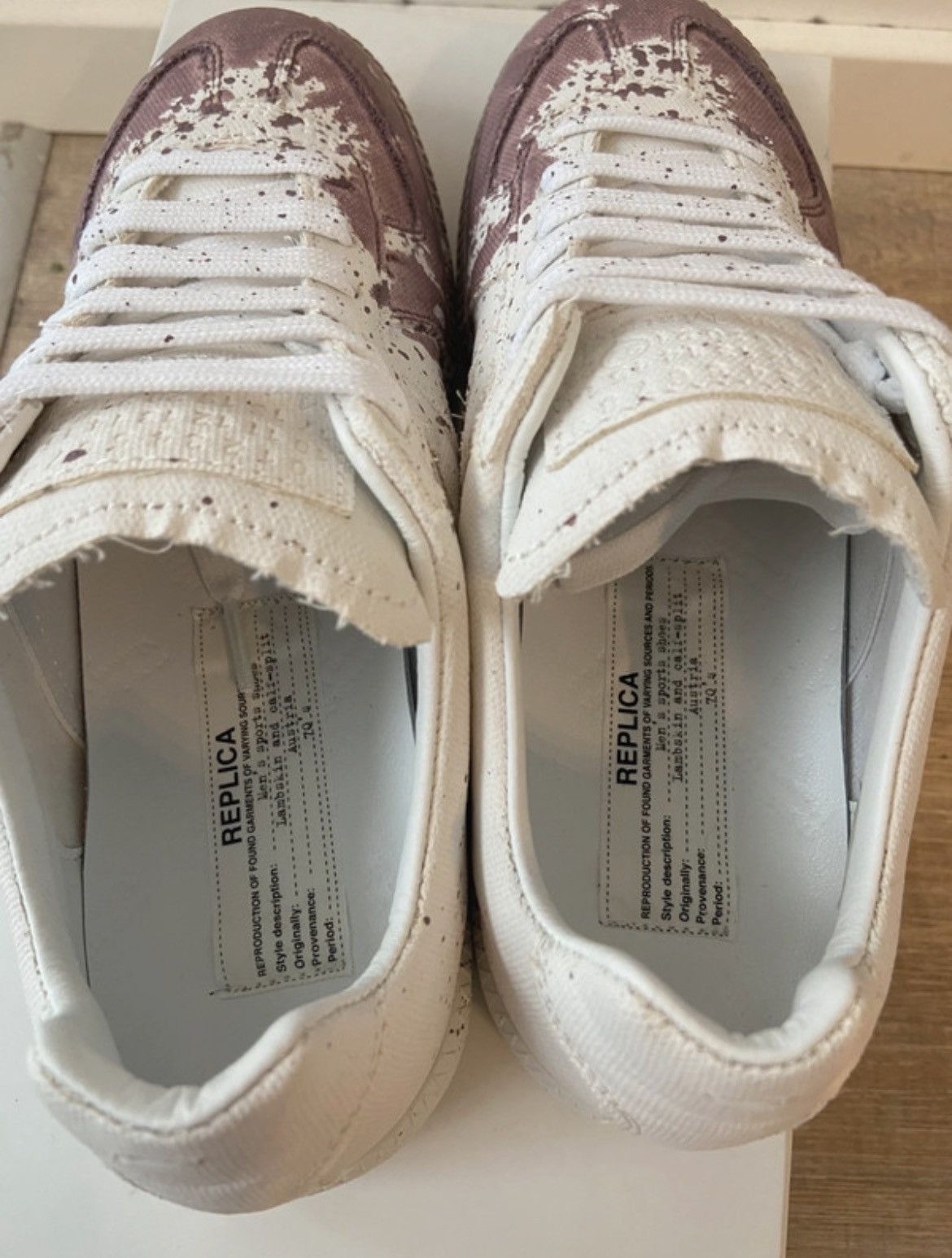 Maison Margiela Maison Margiela splatter paint shoes Size US 5.5 / IT 35.5 - 7 Thumbnail