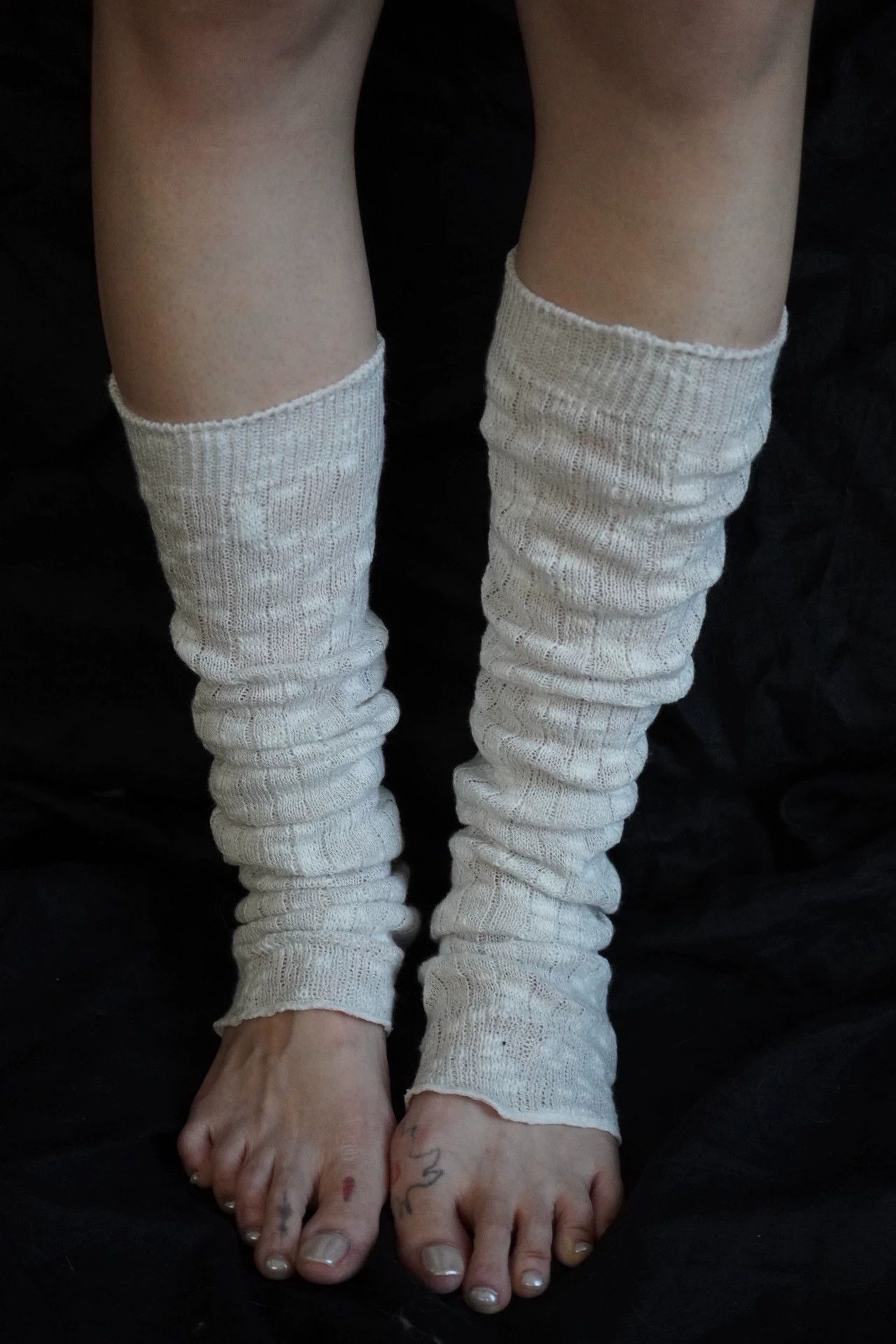Other Japanese Handmade 100% Linen Arm Warmers/Socks Y2K Size ONE SIZE - 2 Thumbnail