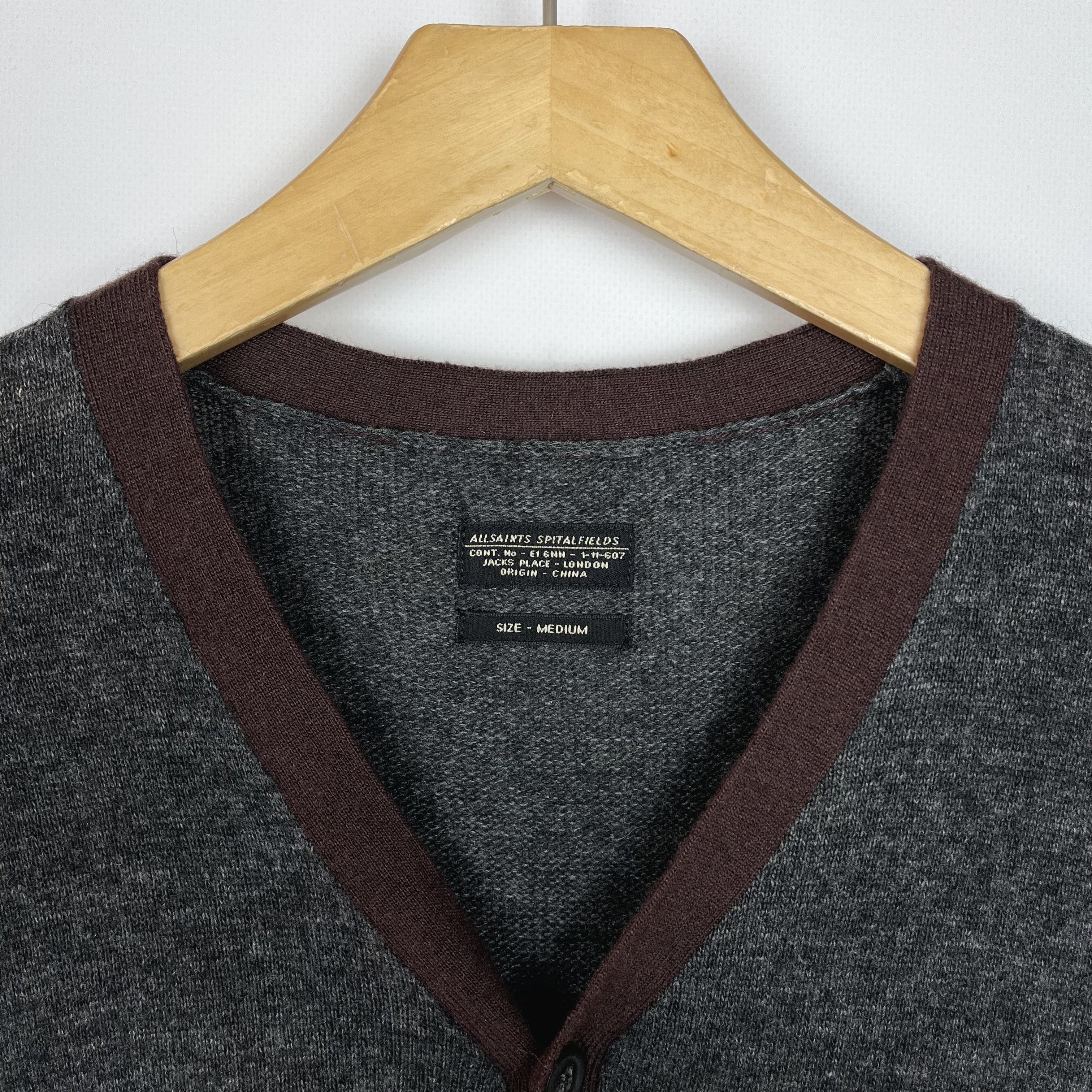 Allsaints Designer AllSaints Spitalfields Scafell Cardigan Sweater Size US M / EU 48-50 / 2 - 8 Thumbnail