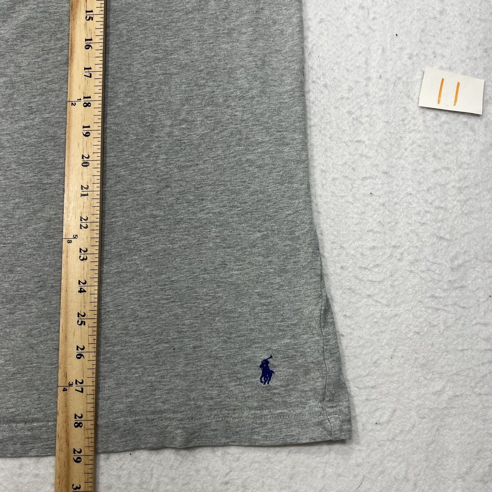 Polo Ralph Lauren Polo Ralph Lauren Tee Light Gray T Shirt Pony Logo Size US L / EU 52-54 / 3 - 10 Thumbnail