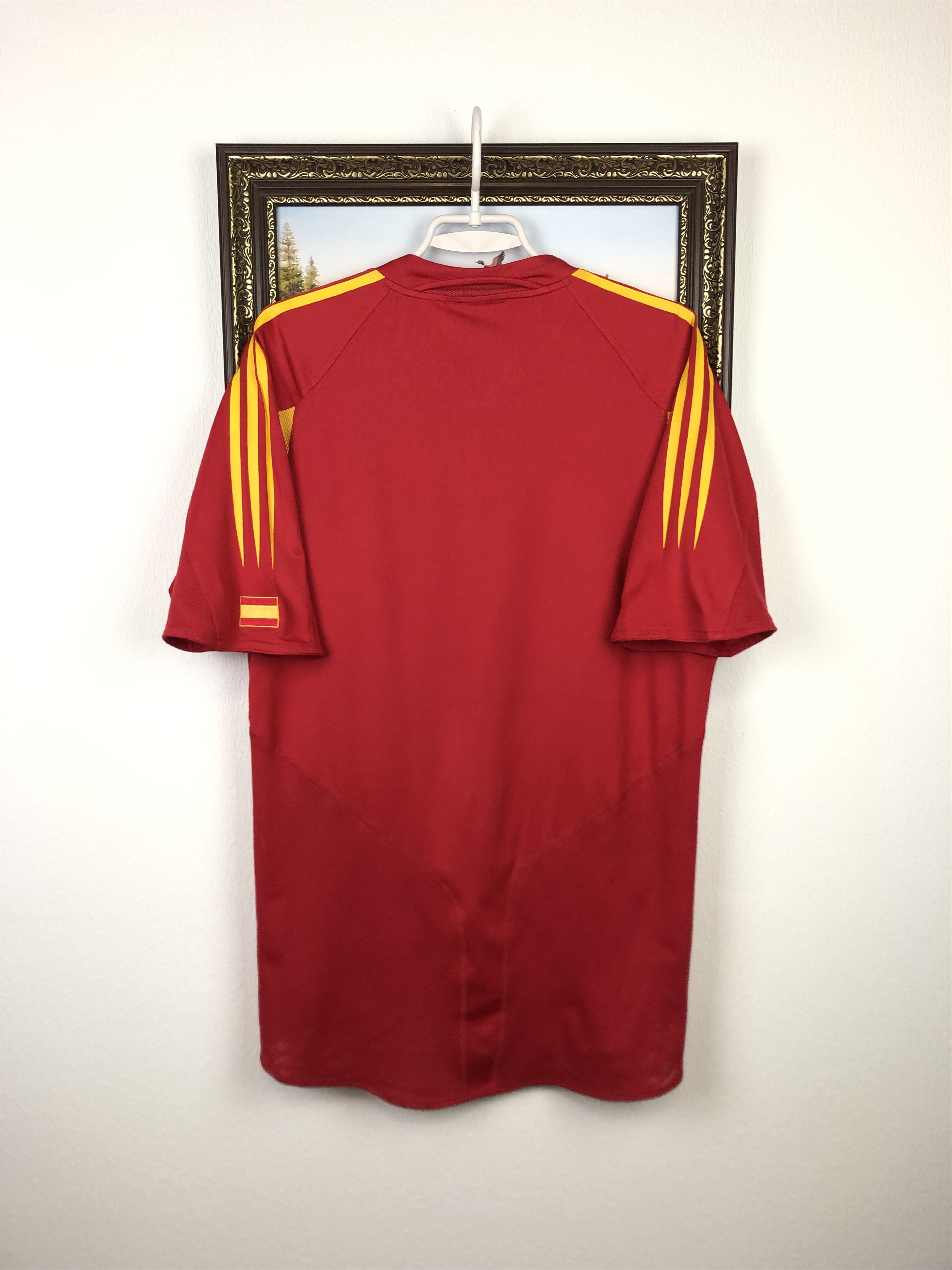 Adidas Spain football shirt 2003 Soccer Adidas Jersey Camiseta Size US S / EU 44-46 / 1 - 9 Thumbnail