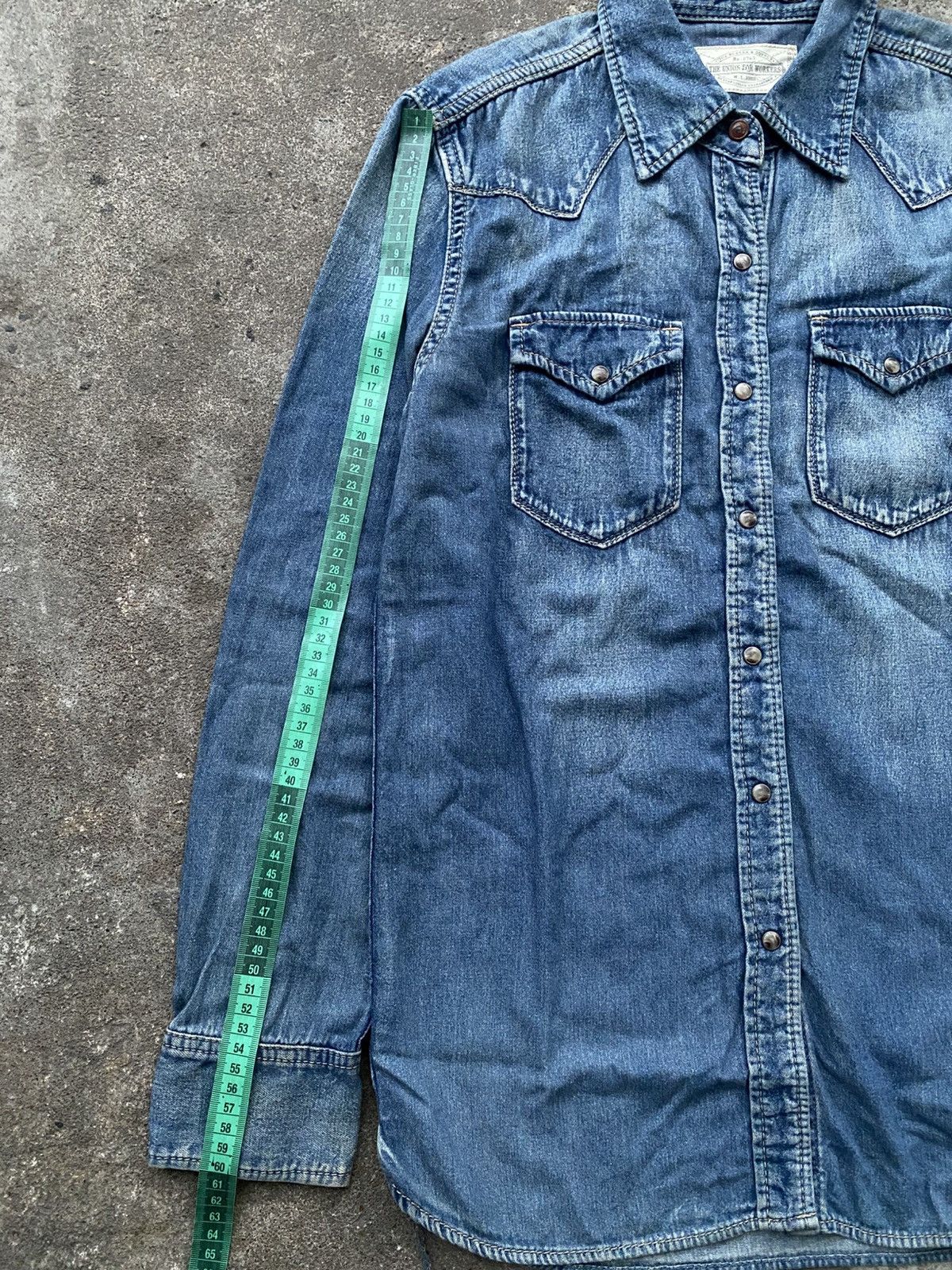 GOA G.O.A WORKER AND SUPPLY DENIM SHIRT Size US M / EU 48-50 / 2 - 11 Thumbnail