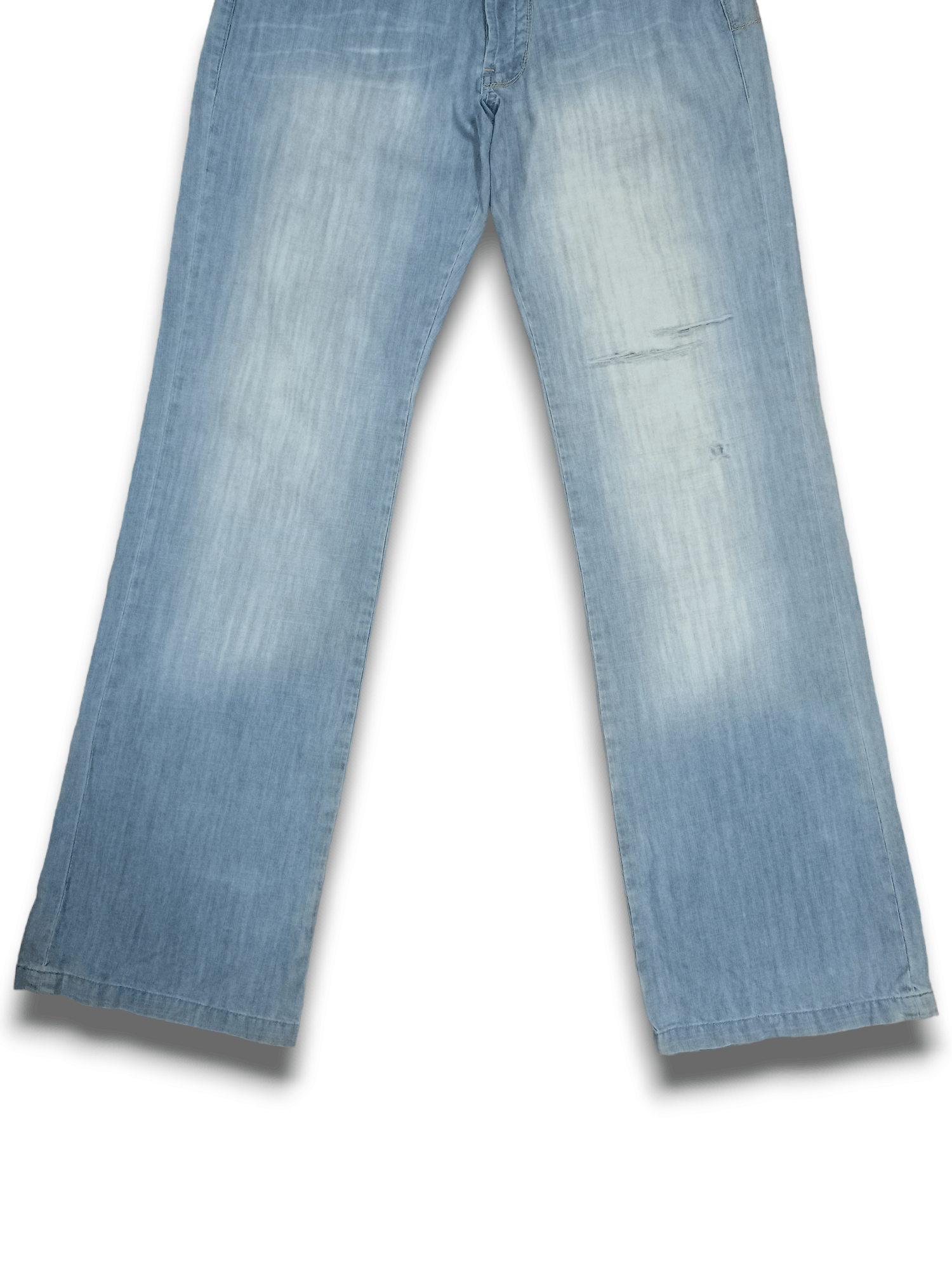 Other Vintage Mondo Jeans Light Wash Baggy Denim Pants Size US 33 - 9 Thumbnail