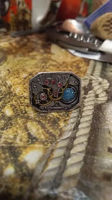 Other Unique Imitation Precision Mechanical Dial Men's Ring Size ONE SIZE - 3 Thumbnail