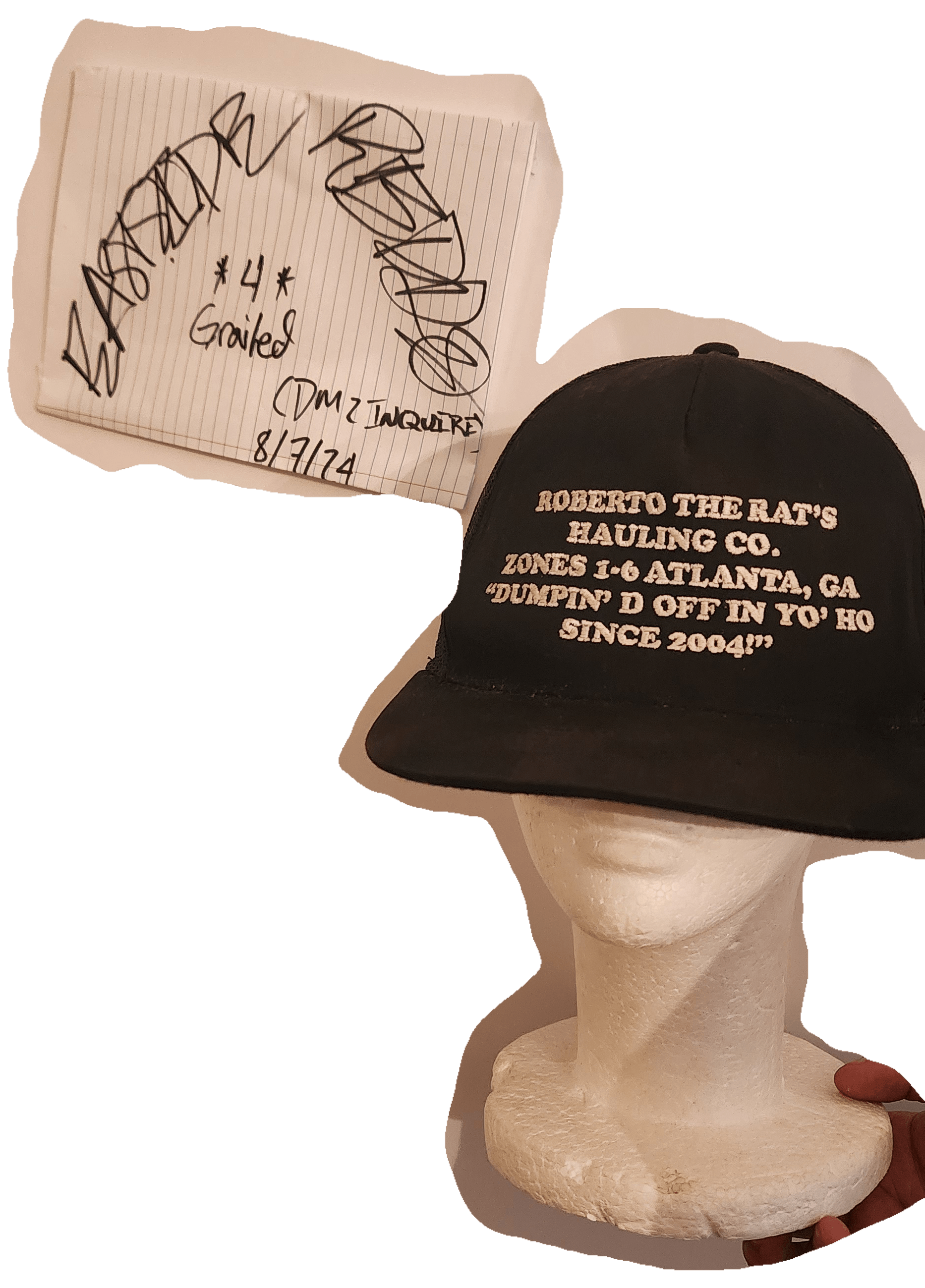 Vintage FRKO Roberto The Rat Moving Co. Trucker Size ONE SIZE - 1 Thumbnail